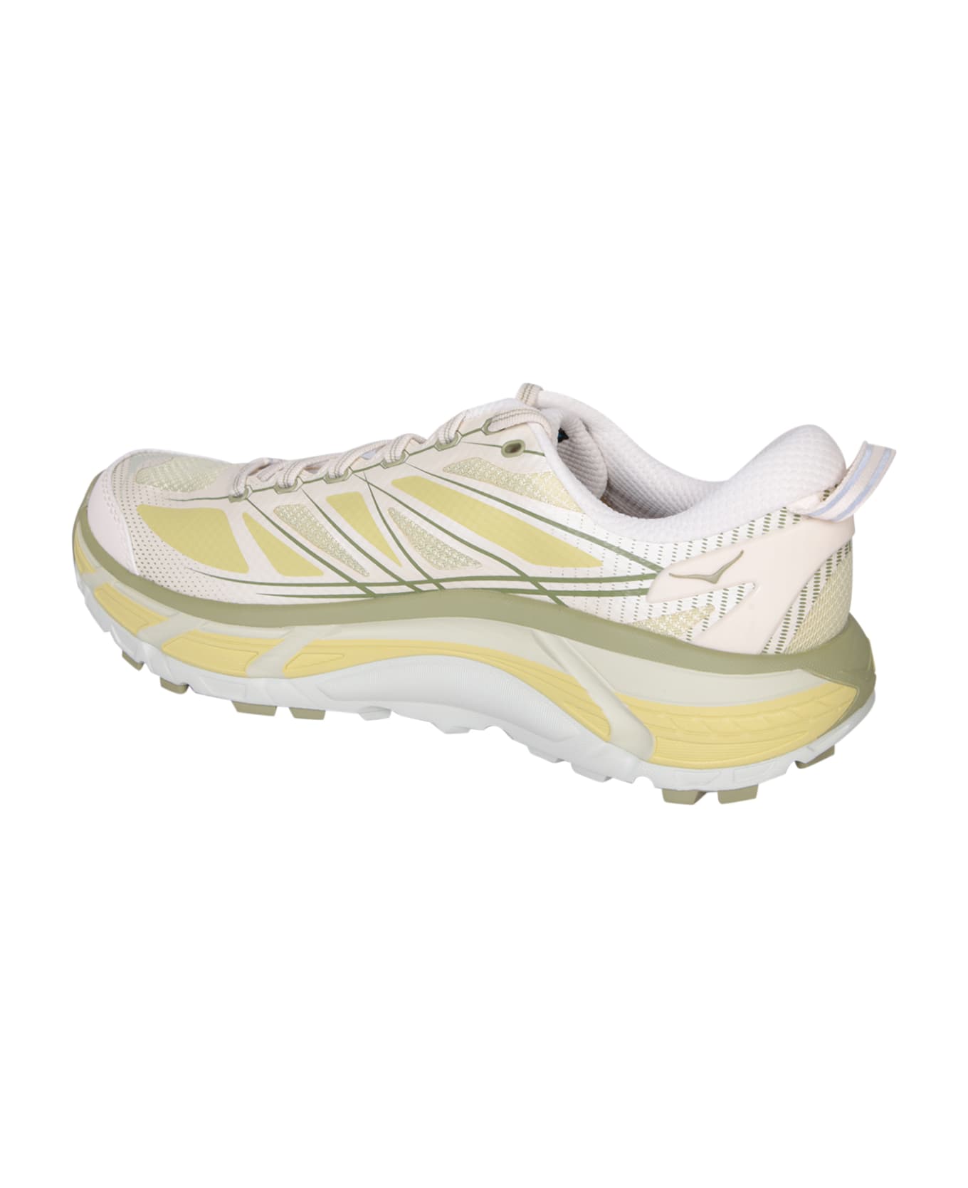 Hoka One One Mafate Speed2 Sneakers In White And Yellow - Yellow スニーカー