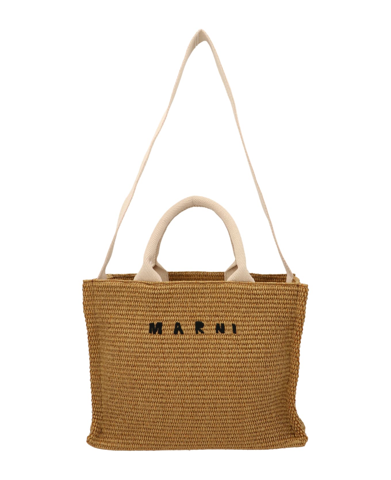 Marni 'mini Tote' Shopping Bag - Beige トートバッグ
