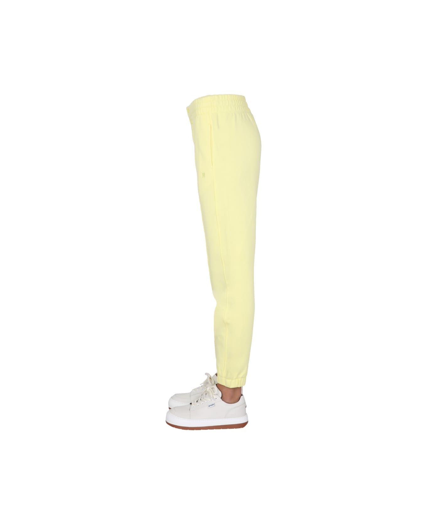 Helmut Lang Jogging Pants With Buttons - YELLOW