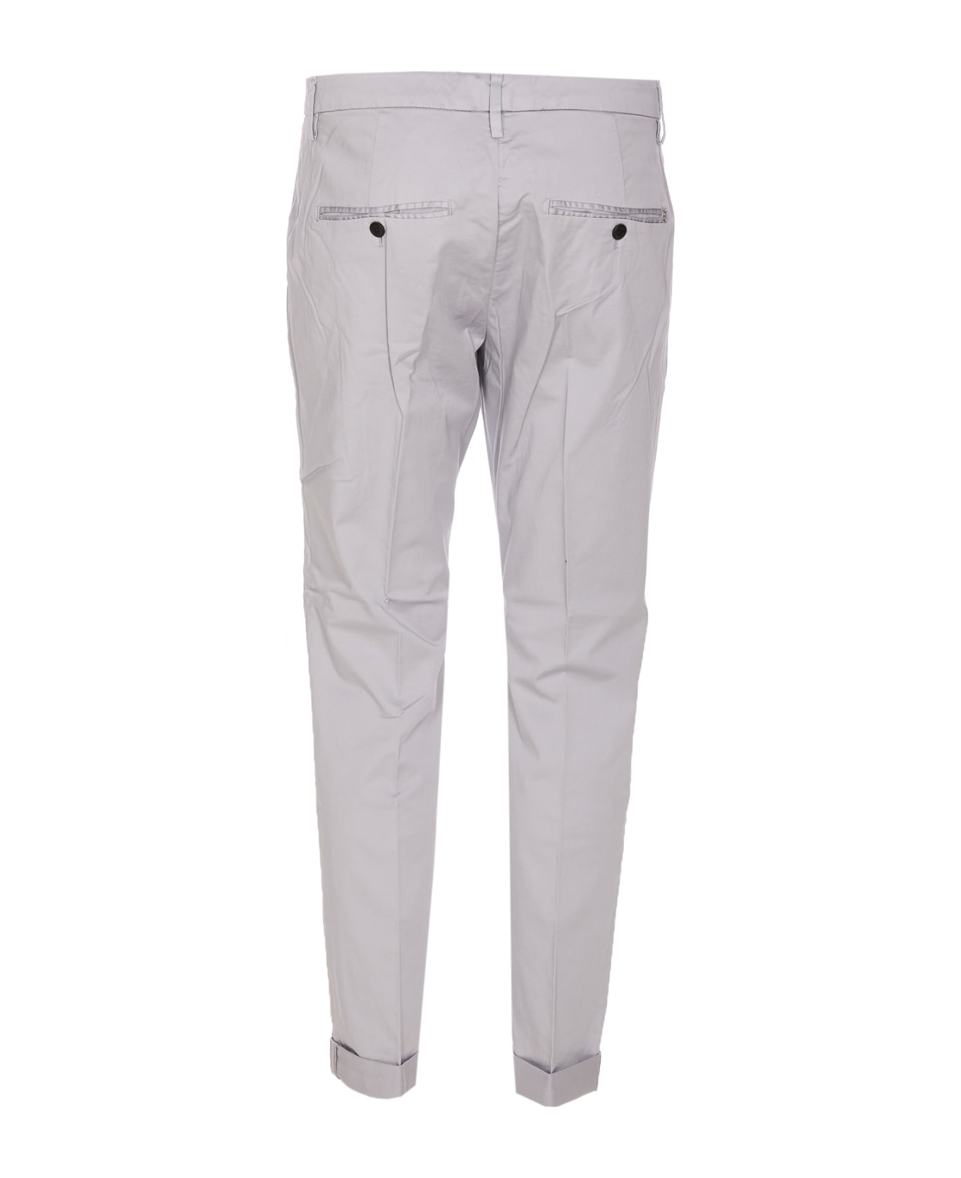 Dondup Gray Chino Trousers - Grey