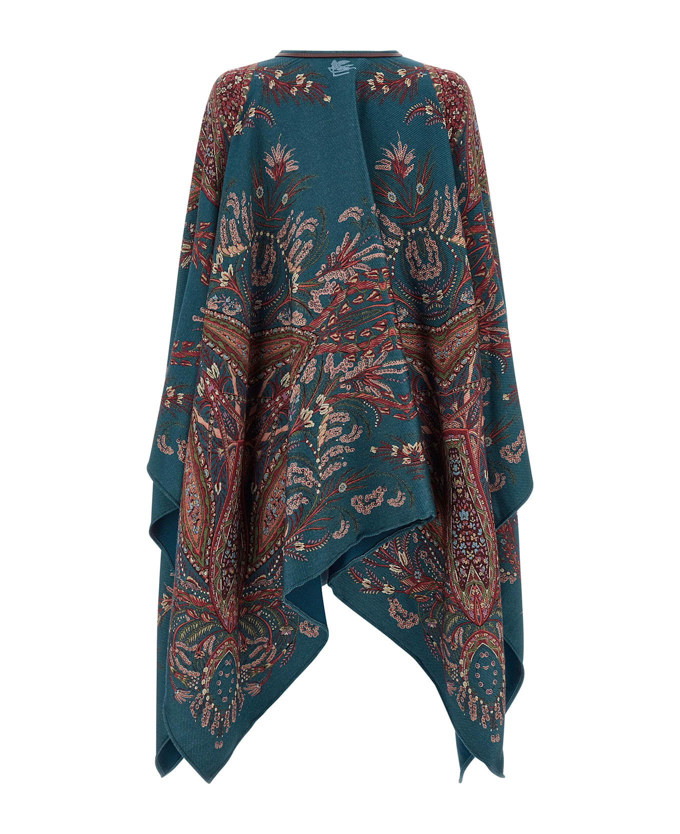 Etro Floral Paisley Cape - Multicolor