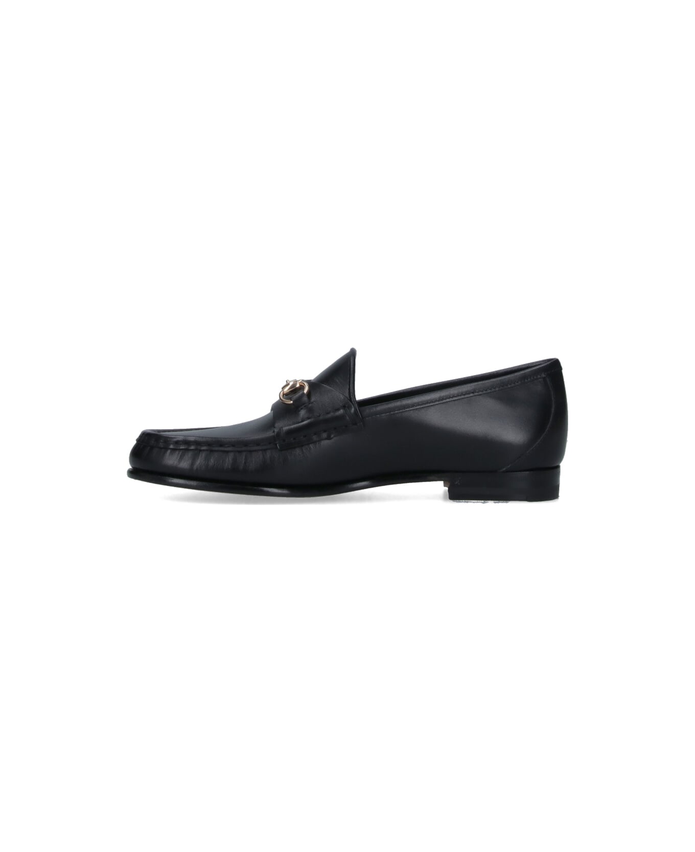 Gucci Loafers With Clamp - Black  