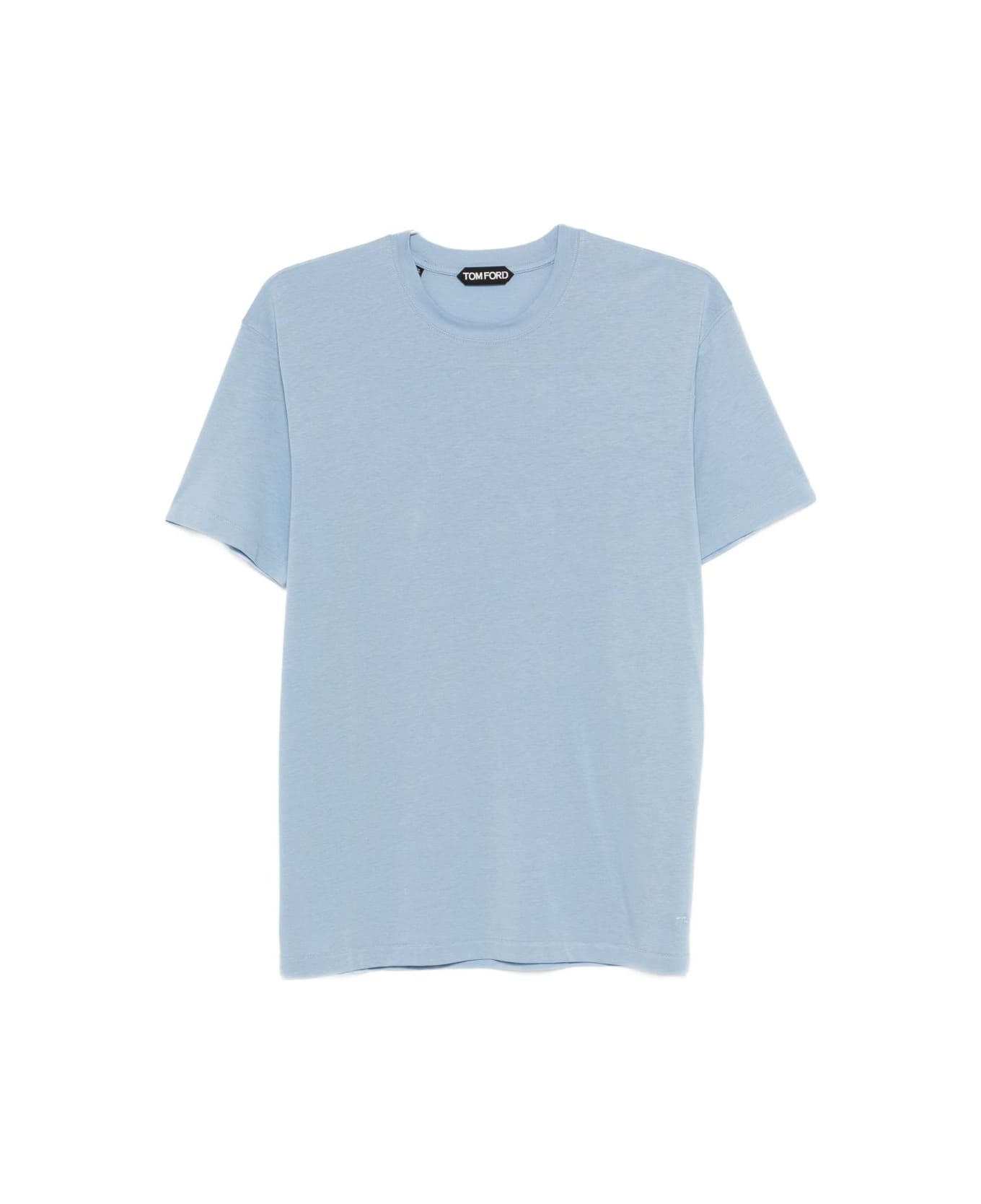 Tom Ford Cotton Blend T-shirt - Clear Blue
