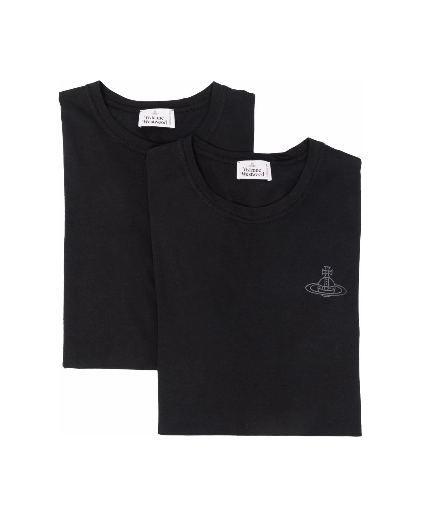 Vivienne Westwood Two Pack T-shirt - Black シャツ