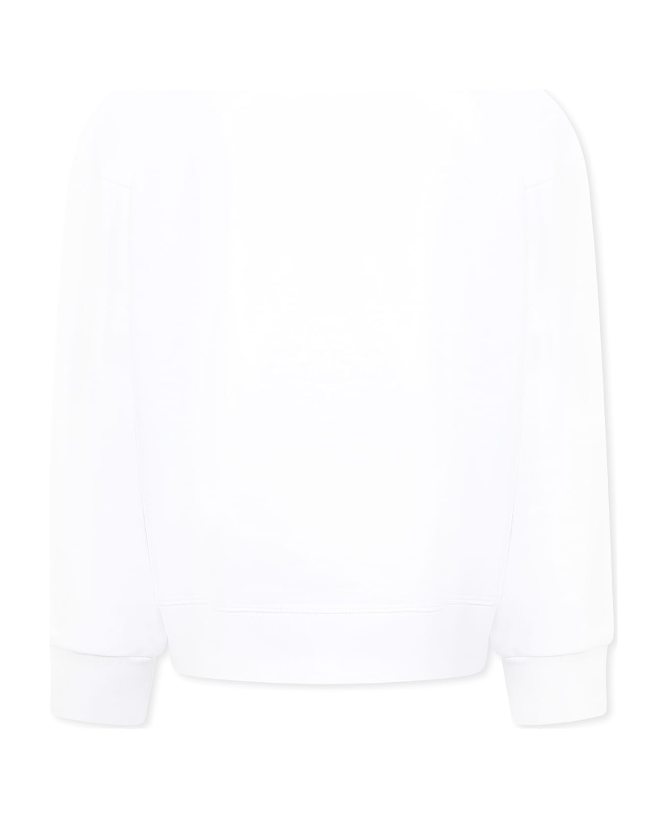 Dsquared2 White Sweatshirt For Boy With Logo - White
