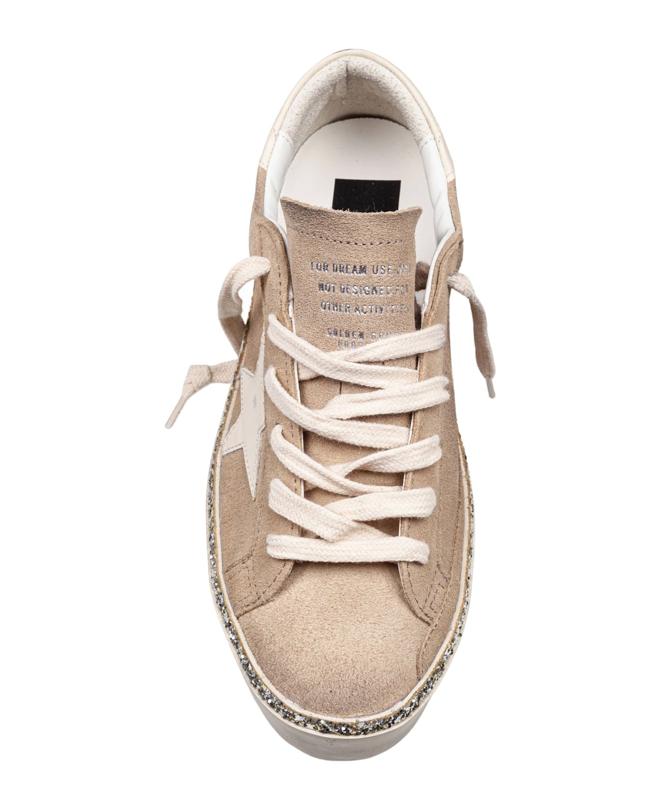 Golden Goose Hi-star Woman
s Sneakers - Desert