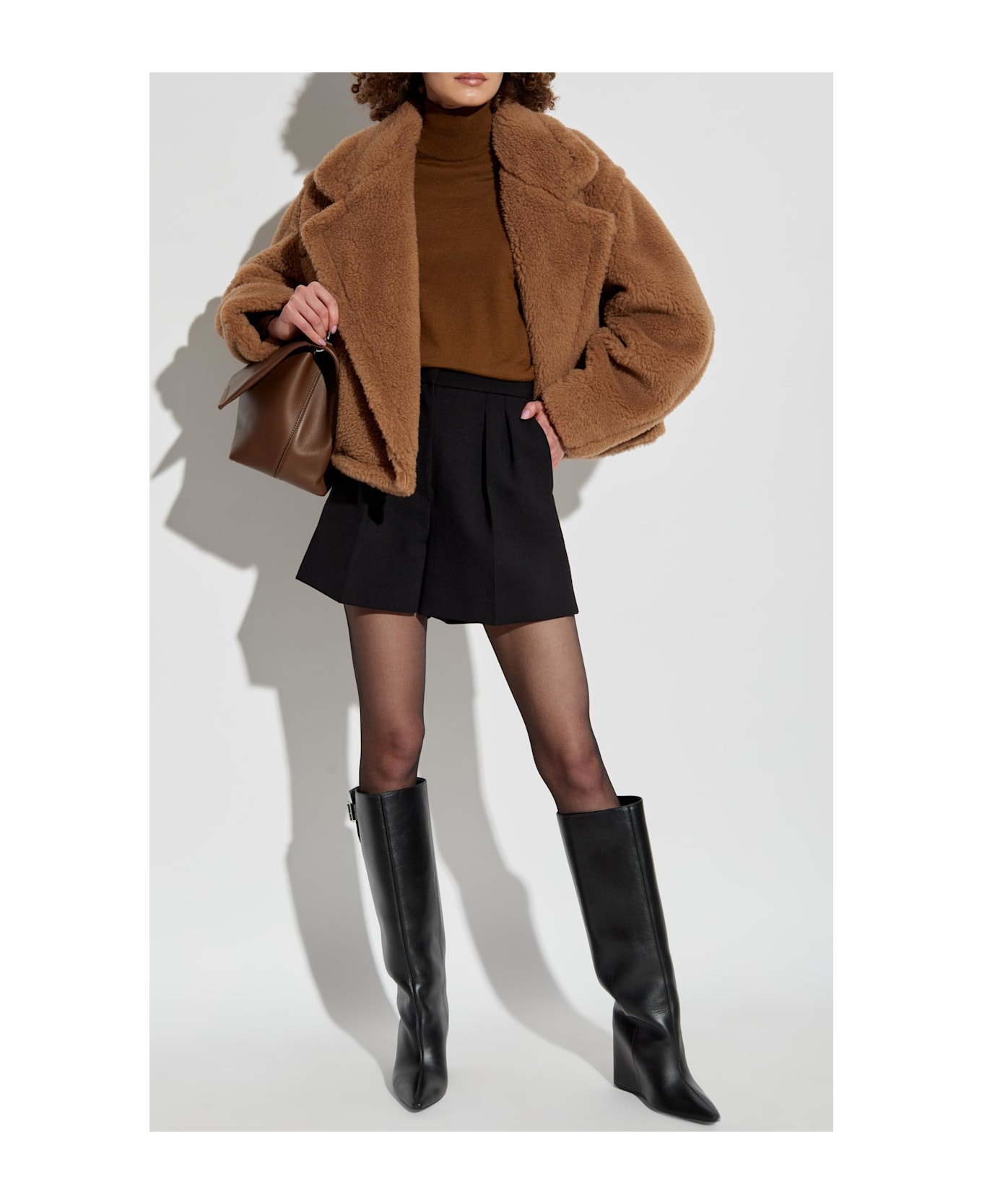 Max Mara Fur Coat Gardone - Camel