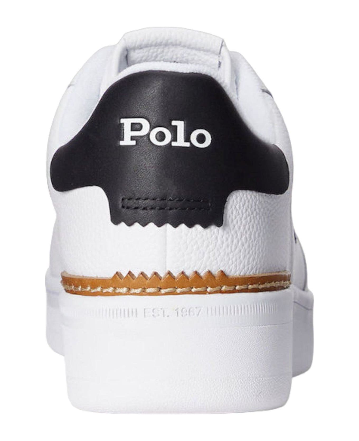 Polo Ralph Lauren Masters Court Low-top Sneakers - White/blue