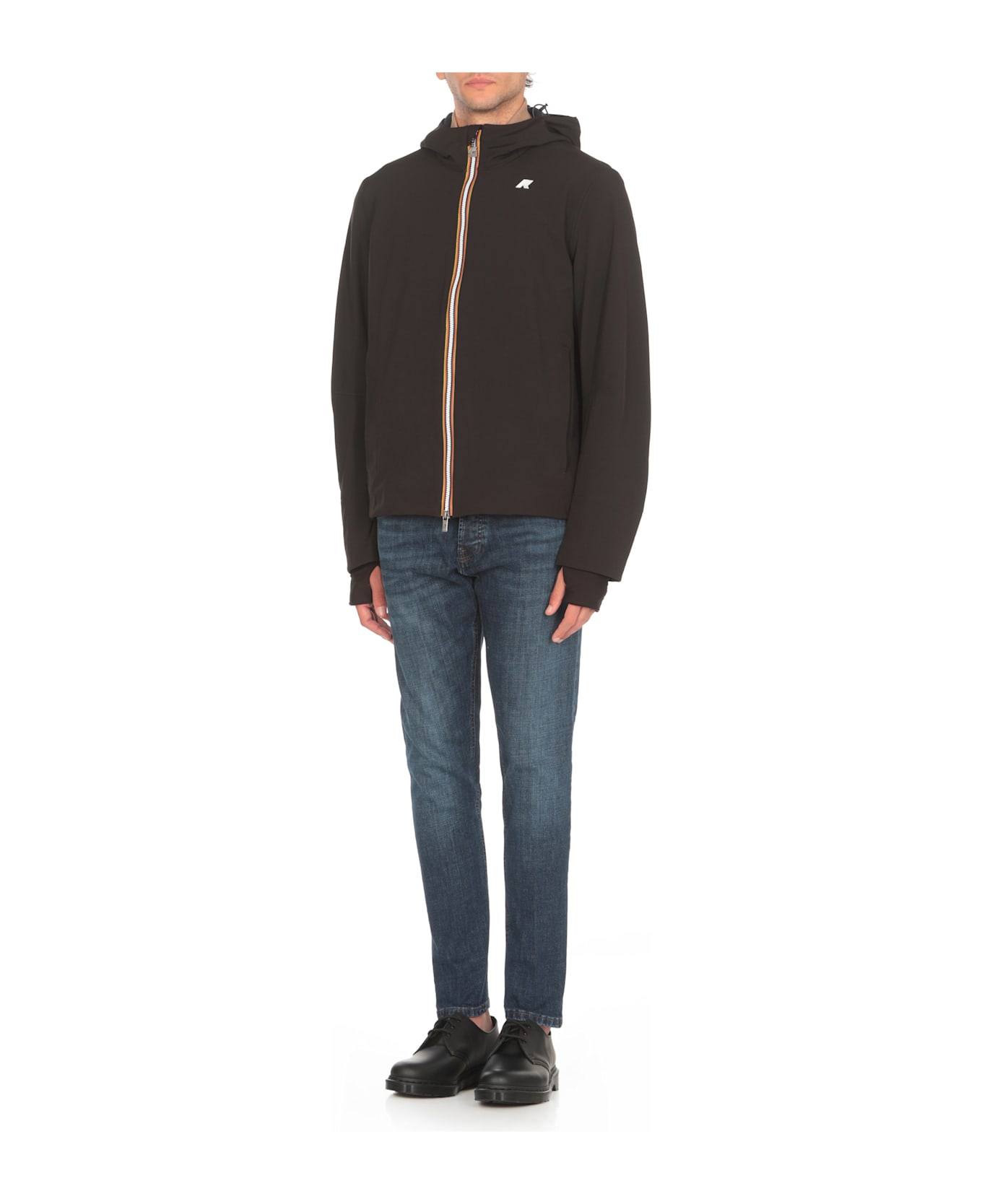 K-Way Jacko Bonded Jacket - Black