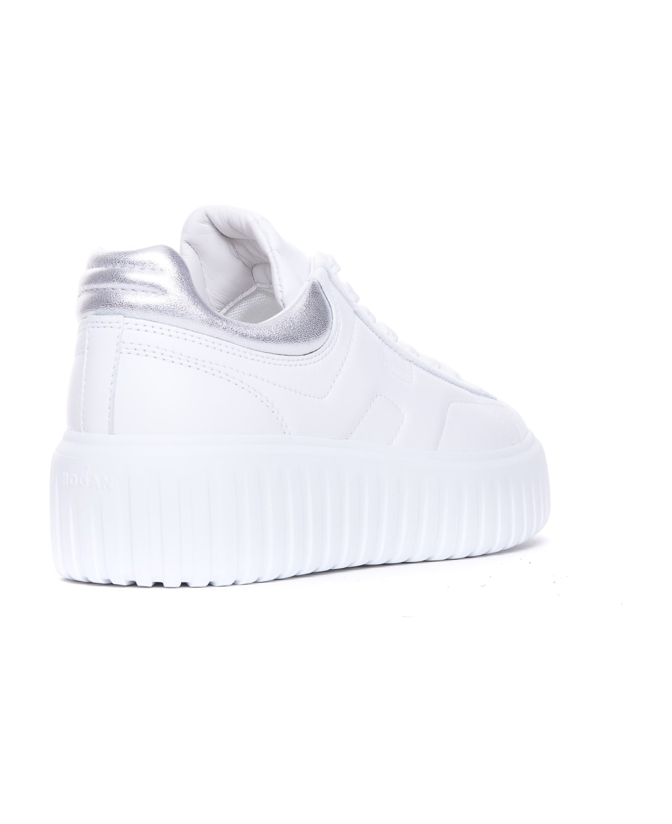 Hogan H-stripes Sneakers - WHITE