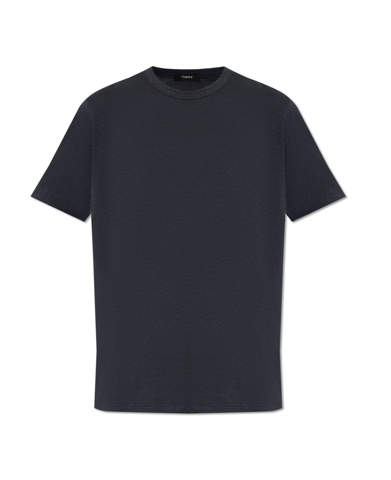 Theory Mélange Crewneck T-shirt - Blue