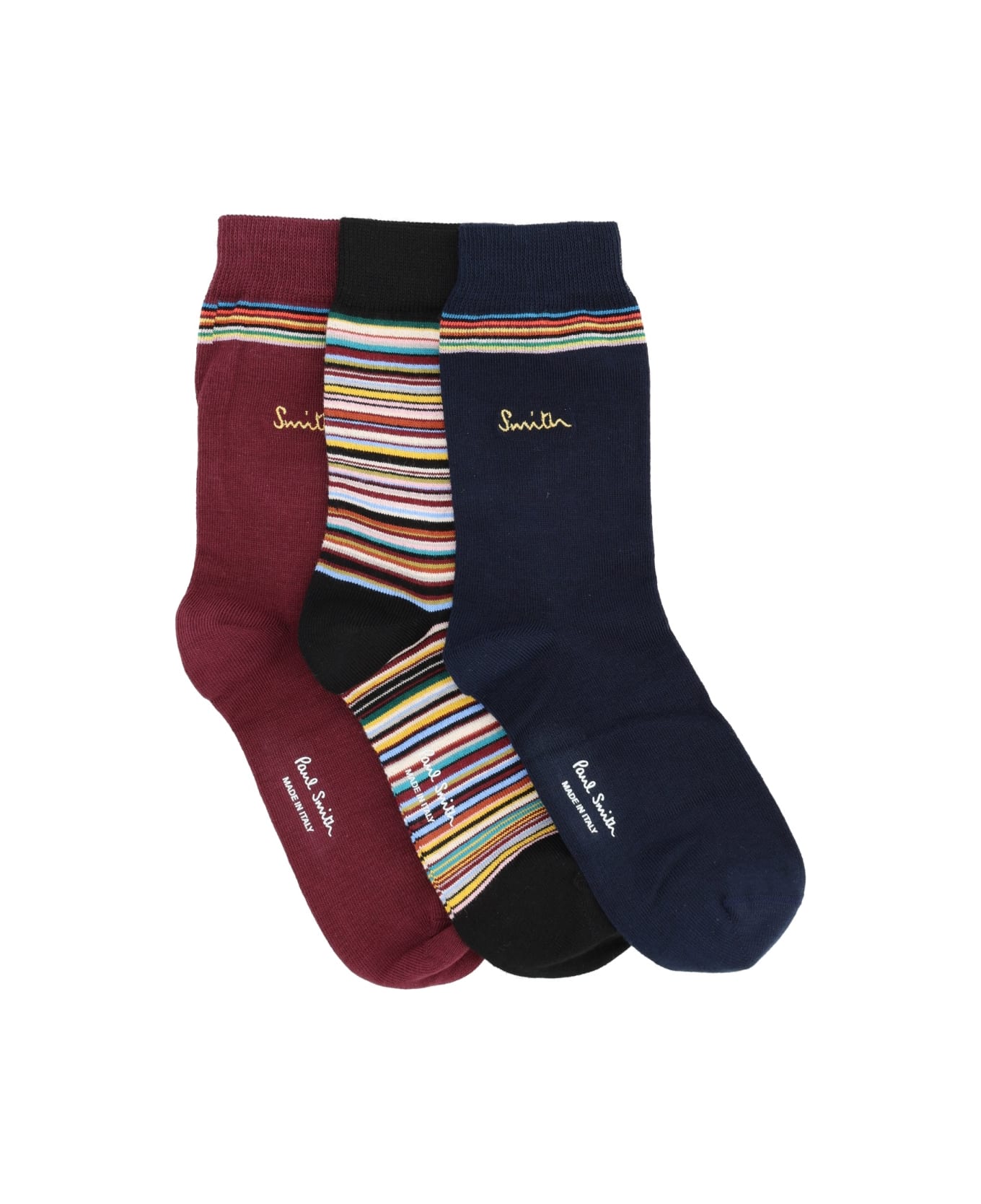 Paul Smith Tripack Socks - MULTICOLOUR
