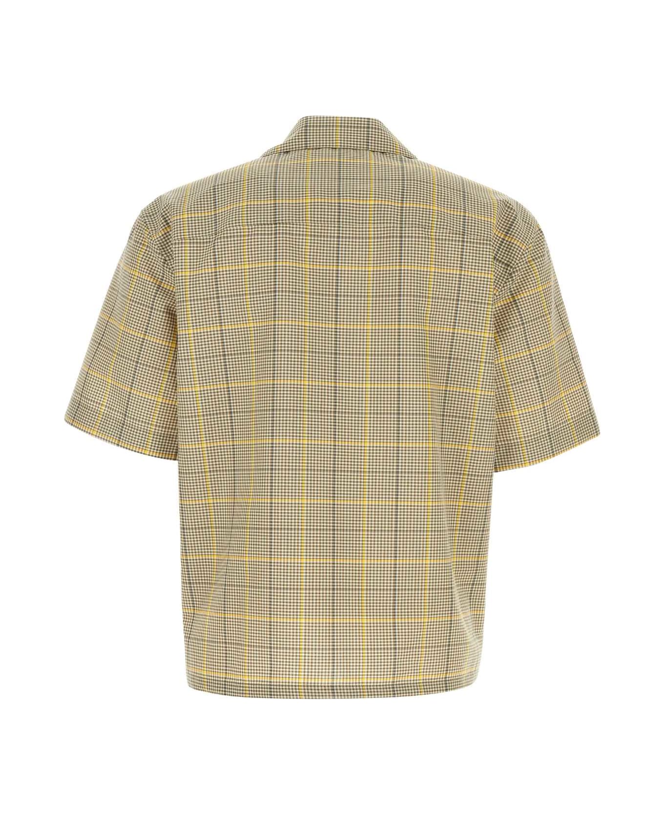 Marni Embroidered Wool Blend Shirt - INDIAYELLOW シャツ