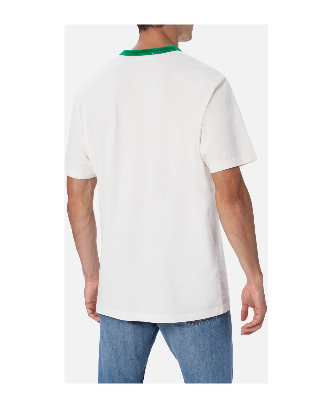 MC2 Saint Barth Man White Cotton T-shirt Dover With Australian Embroidery | Australian Brand Special Edition - WHITE
