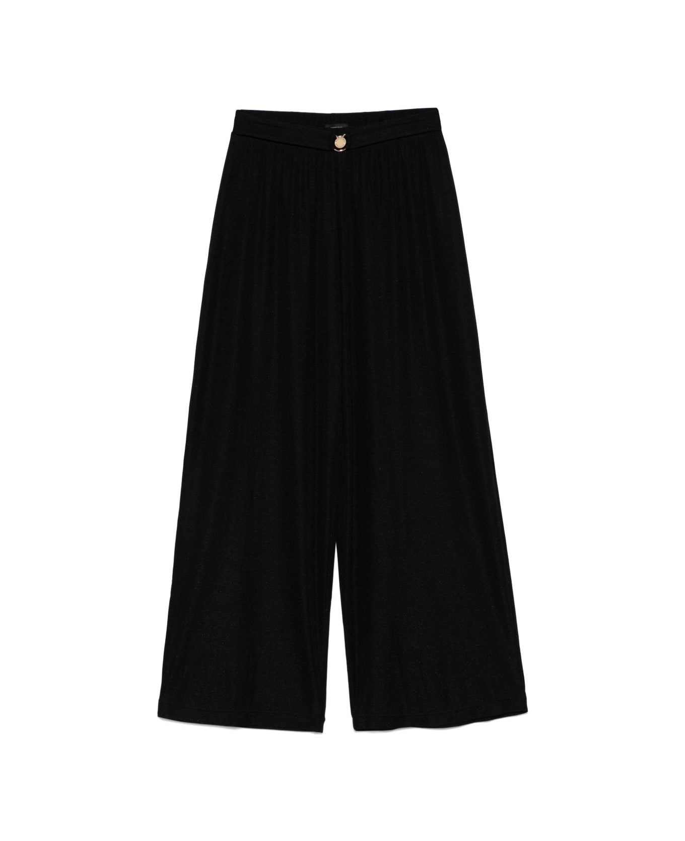 Emporio Armani Wide-leg Trousers - Black