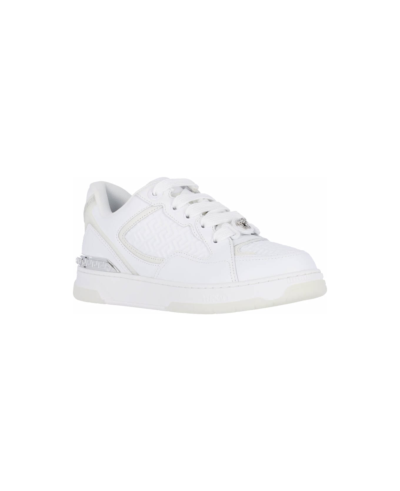 Versace 
biggie Basket
 Sneakers - WHITE