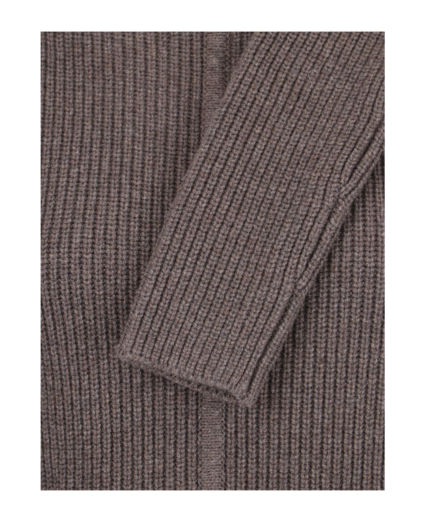 Rick Owens 'headon Dbl Lupetto' Sweater - Brown