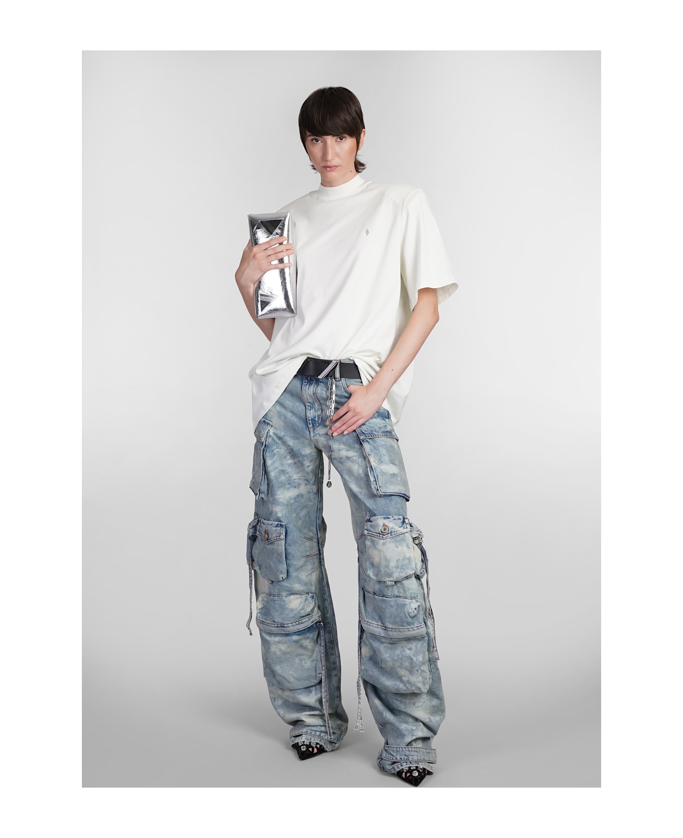 【THE ATTICO】 Jeans The Attico Fern Jeans In Blue Denim | italist
