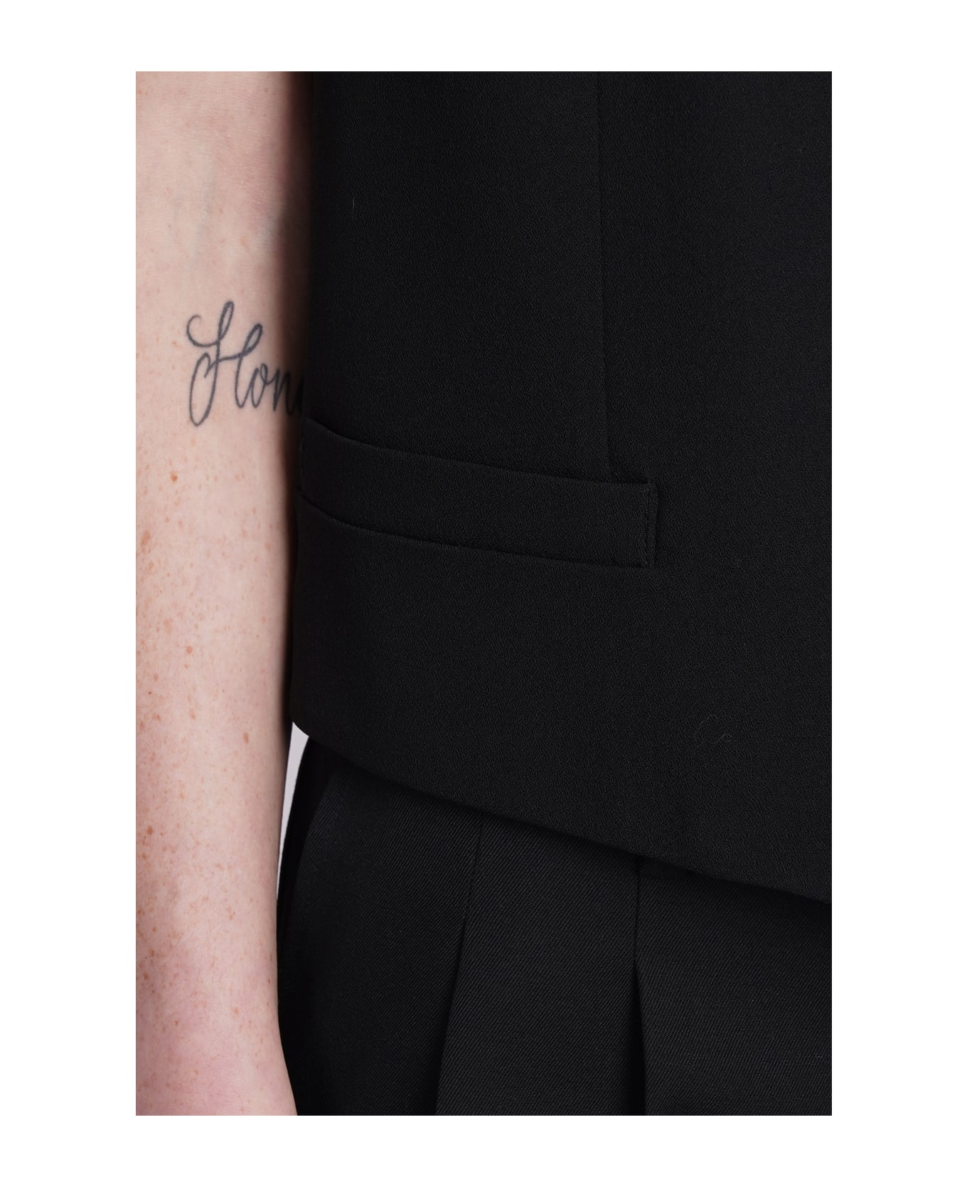 Ami Alexandre Mattiussi Vest In Black Wool - BLACK