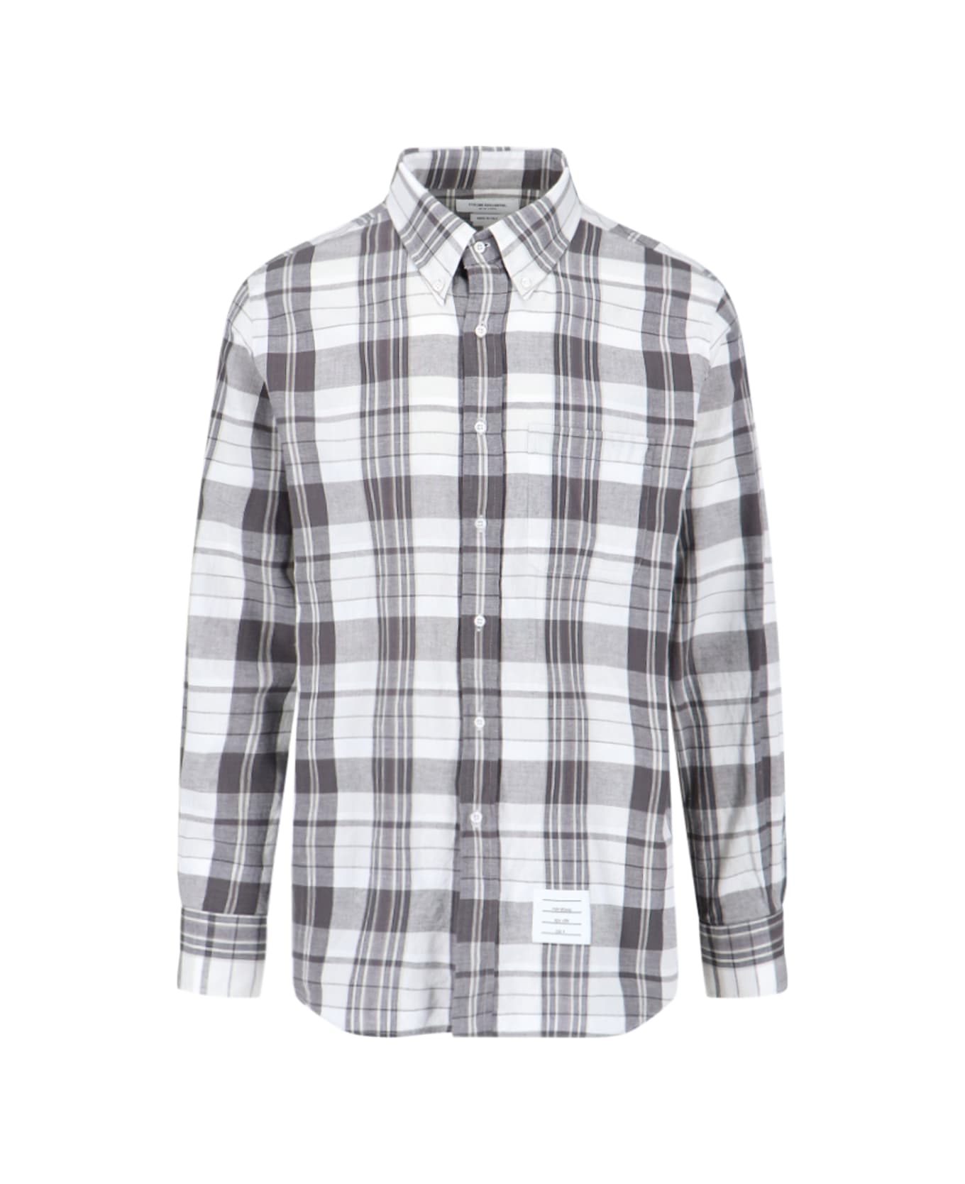 Thom Browne Checked Shirt - Grey シャツ
