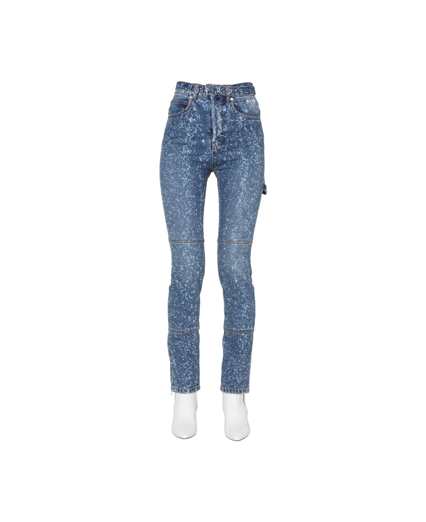 MSGM Skinny Fit Jeans - BLUE デニム