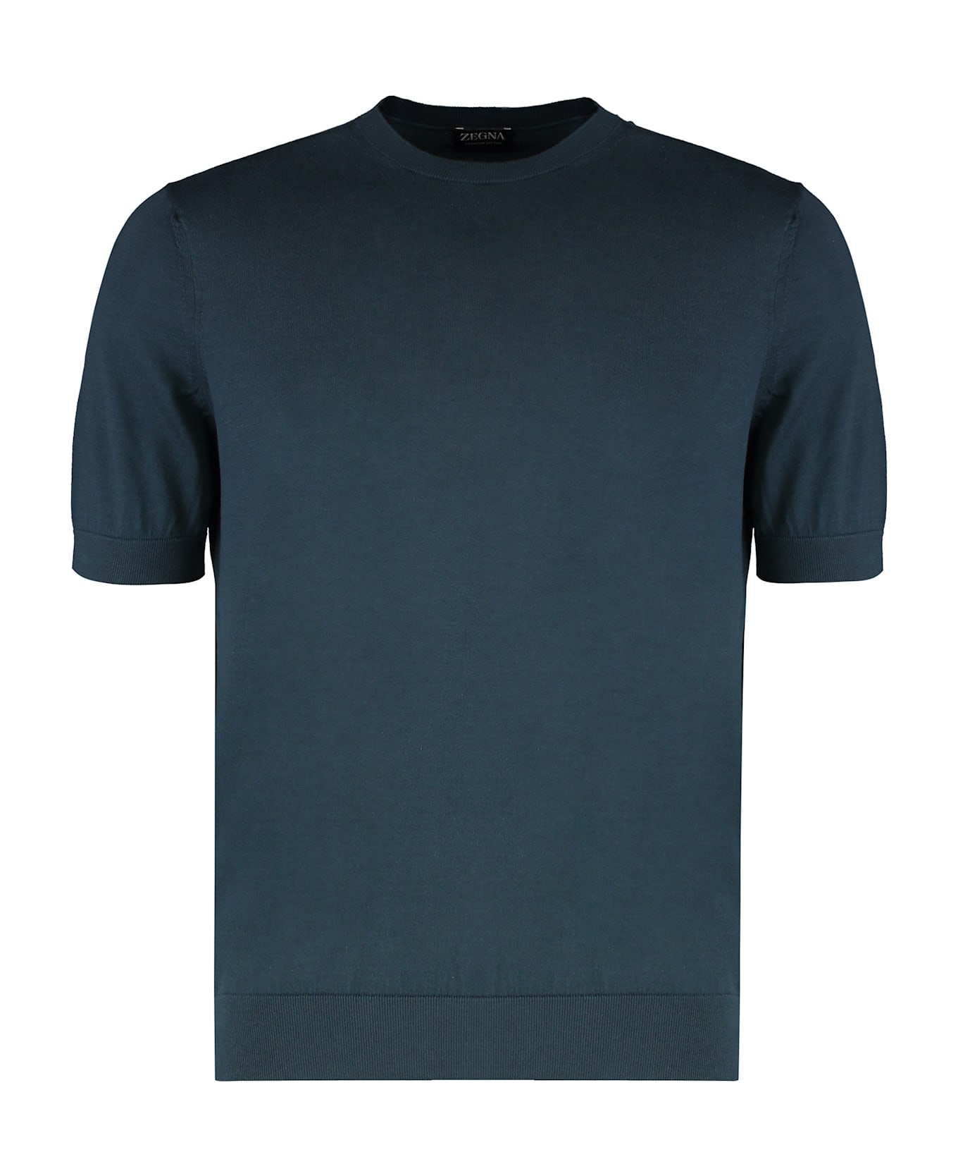 Zegna Short Sleeve Sweater - green