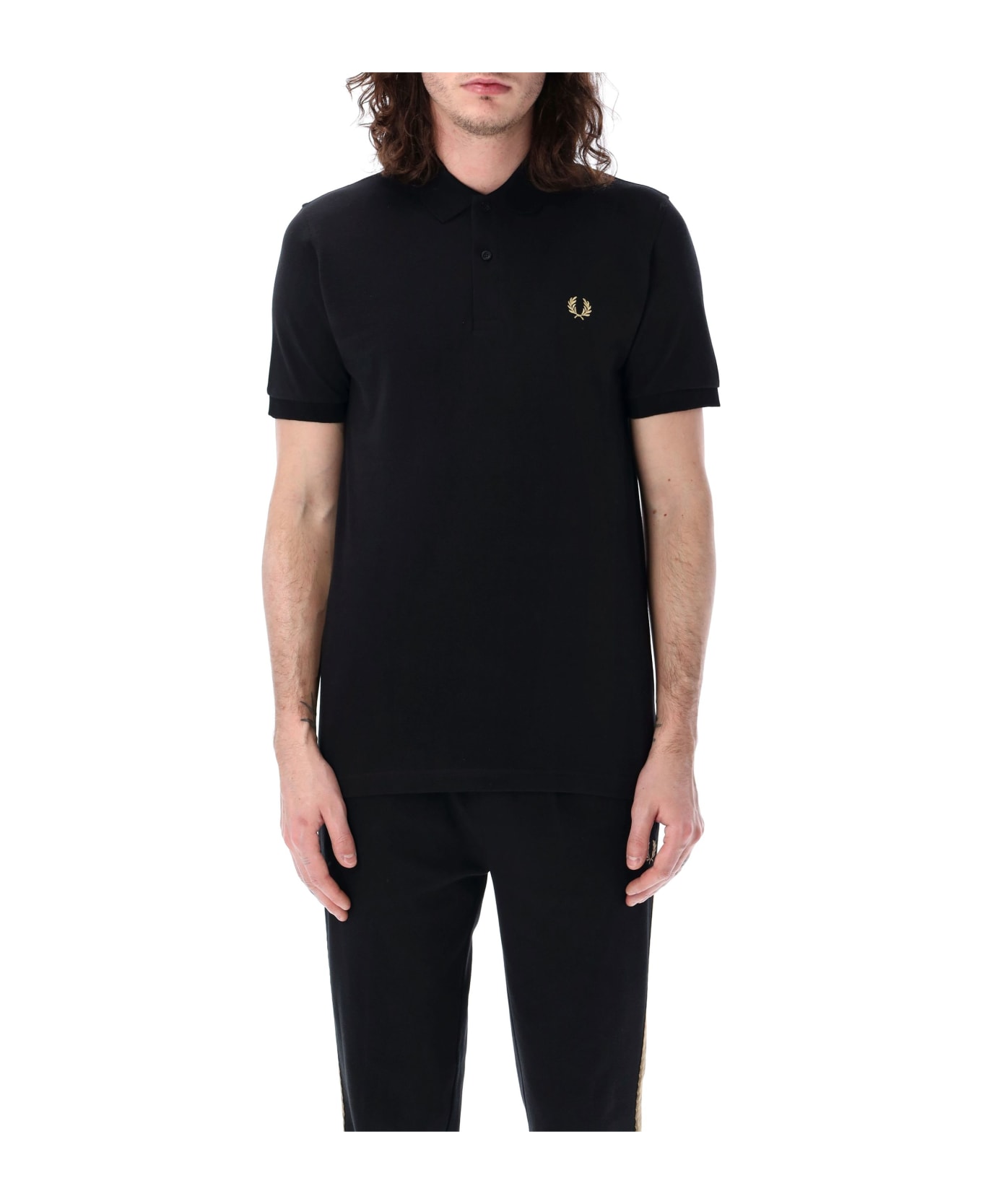 Fred Perry The Original Piqué Polo Shirt - BLACK ポロシャツ