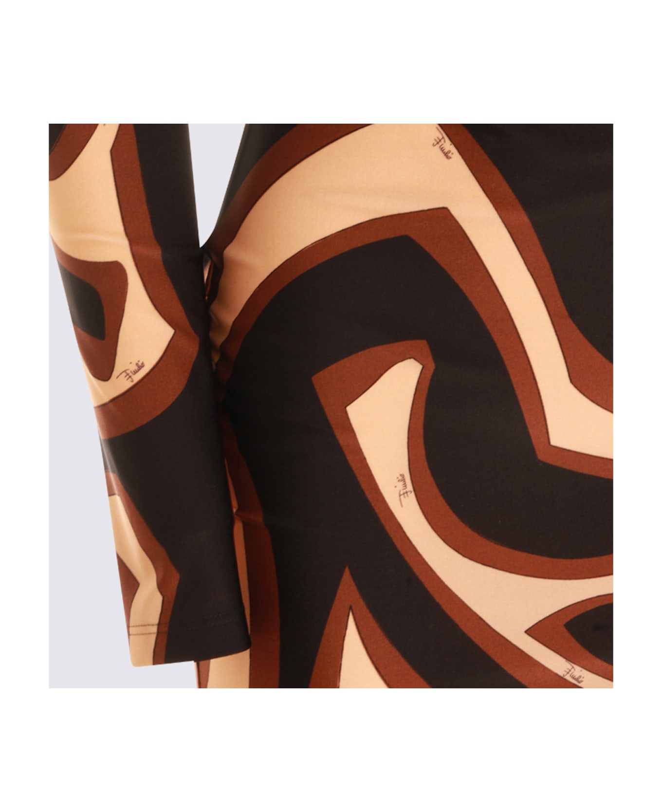 Pucci Black And Gold Dress - BLACK