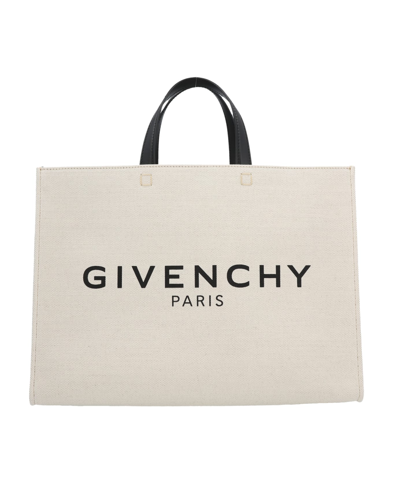 Givenchy 'g' Midi Shopping Bag - White/Black