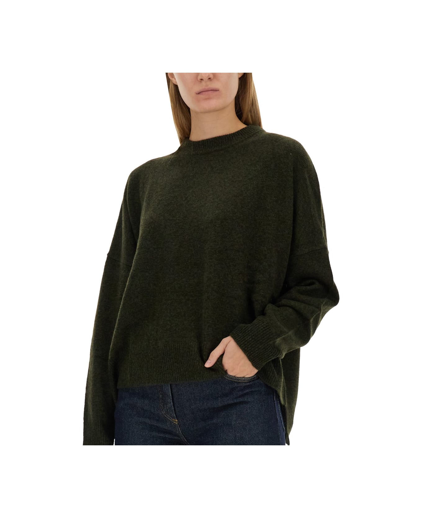 Aspesi Wool Jersey. - GREEN