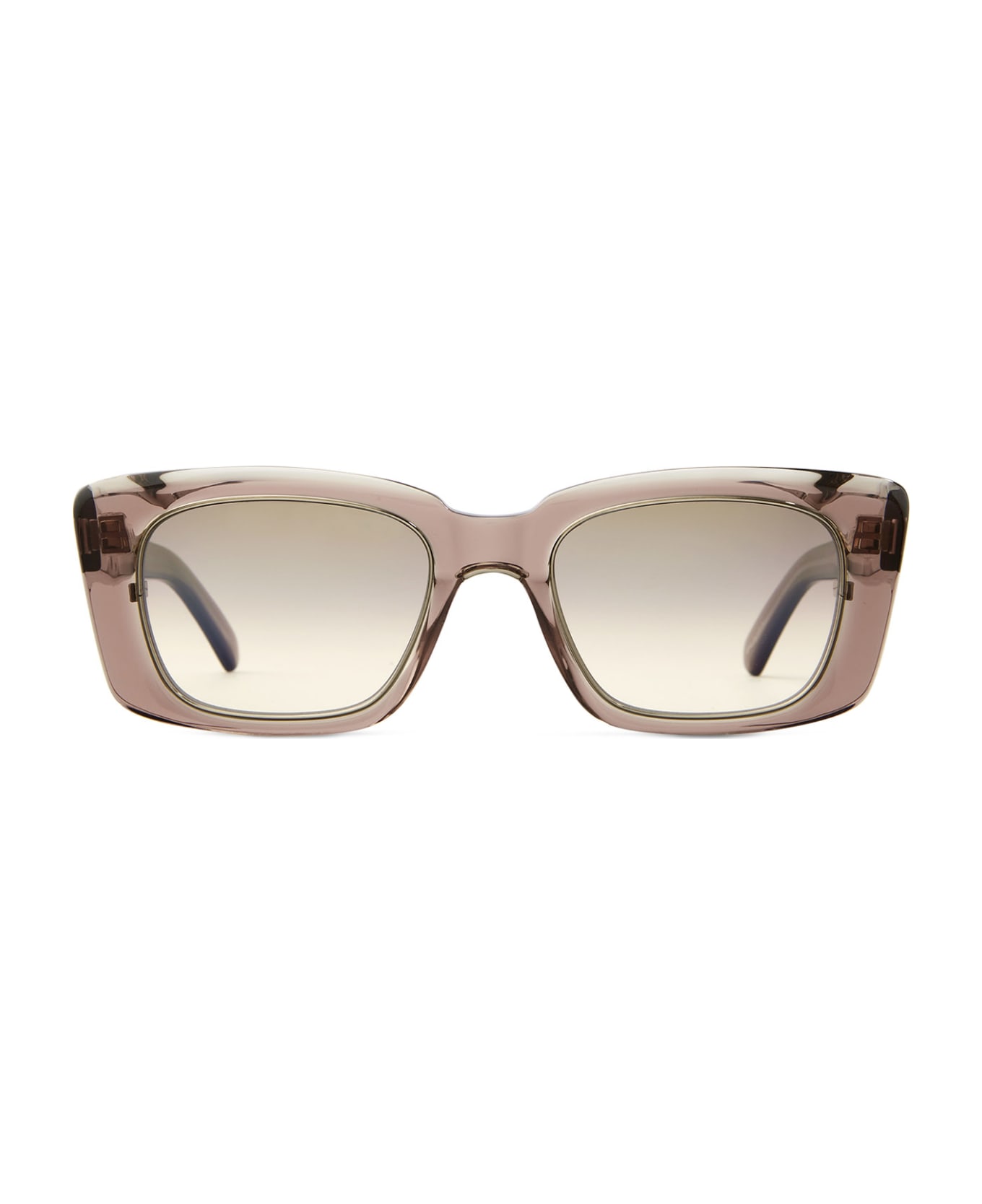 Mr. Leight Carman S Rose Clay-12k White Gold Sunglasses - Rose Clay-12K White Gold