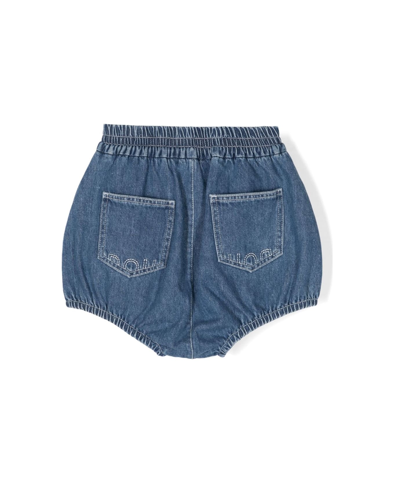 Douuod Shorts Con Ricamo - Blue