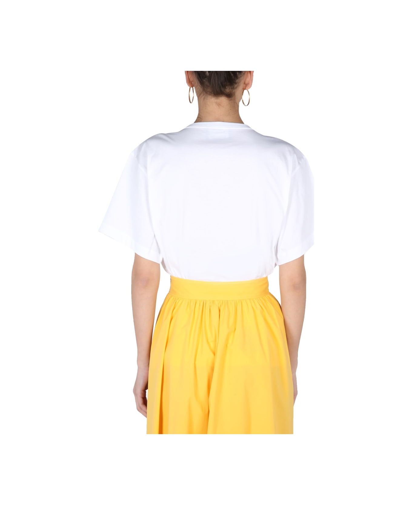 Boutique Moschino Logo T-shirt - WHITE Tシャツ