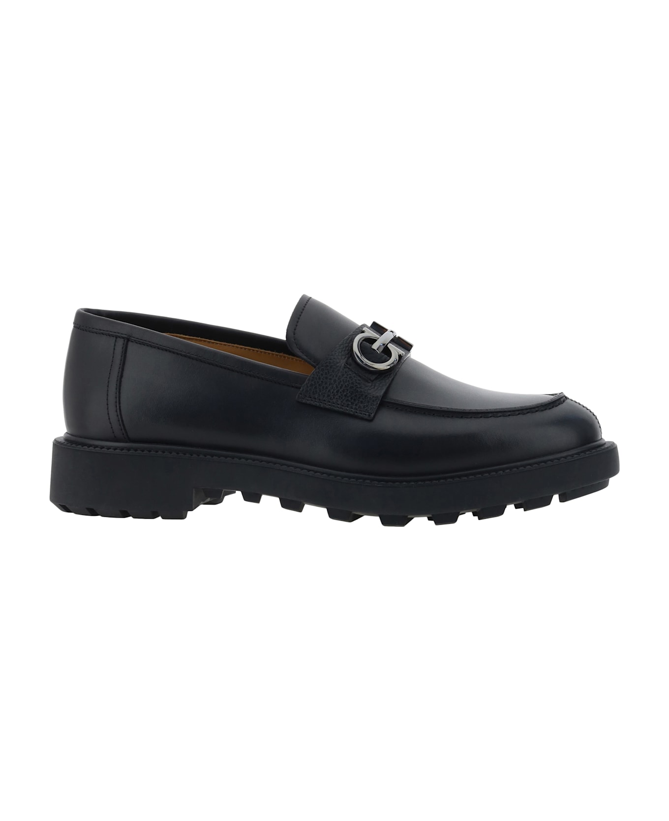 Ferragamo Galles Ornament Loafers - Black