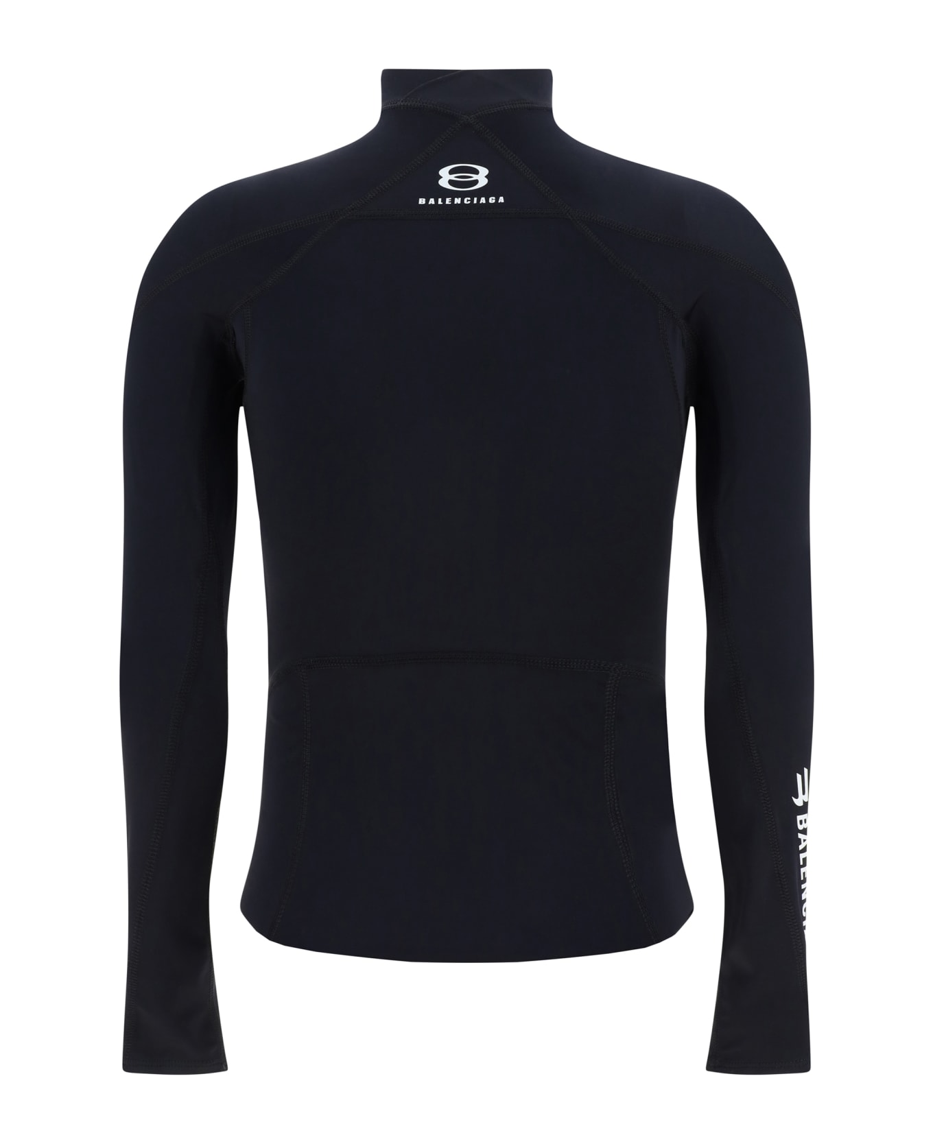 Balenciaga Long-sleeved Jersey - Black ニットウェア