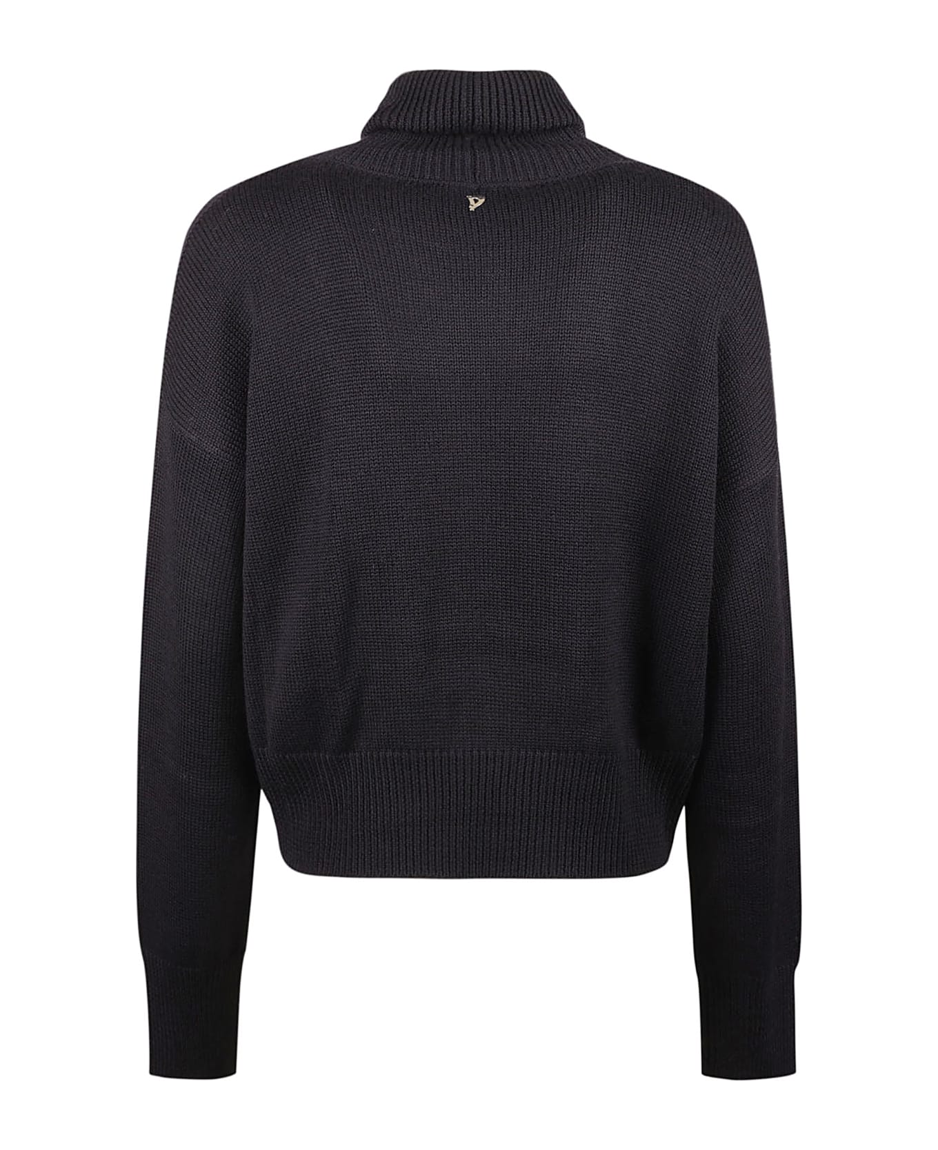 Dondup Side Slit Rollneck Pullover - Blue