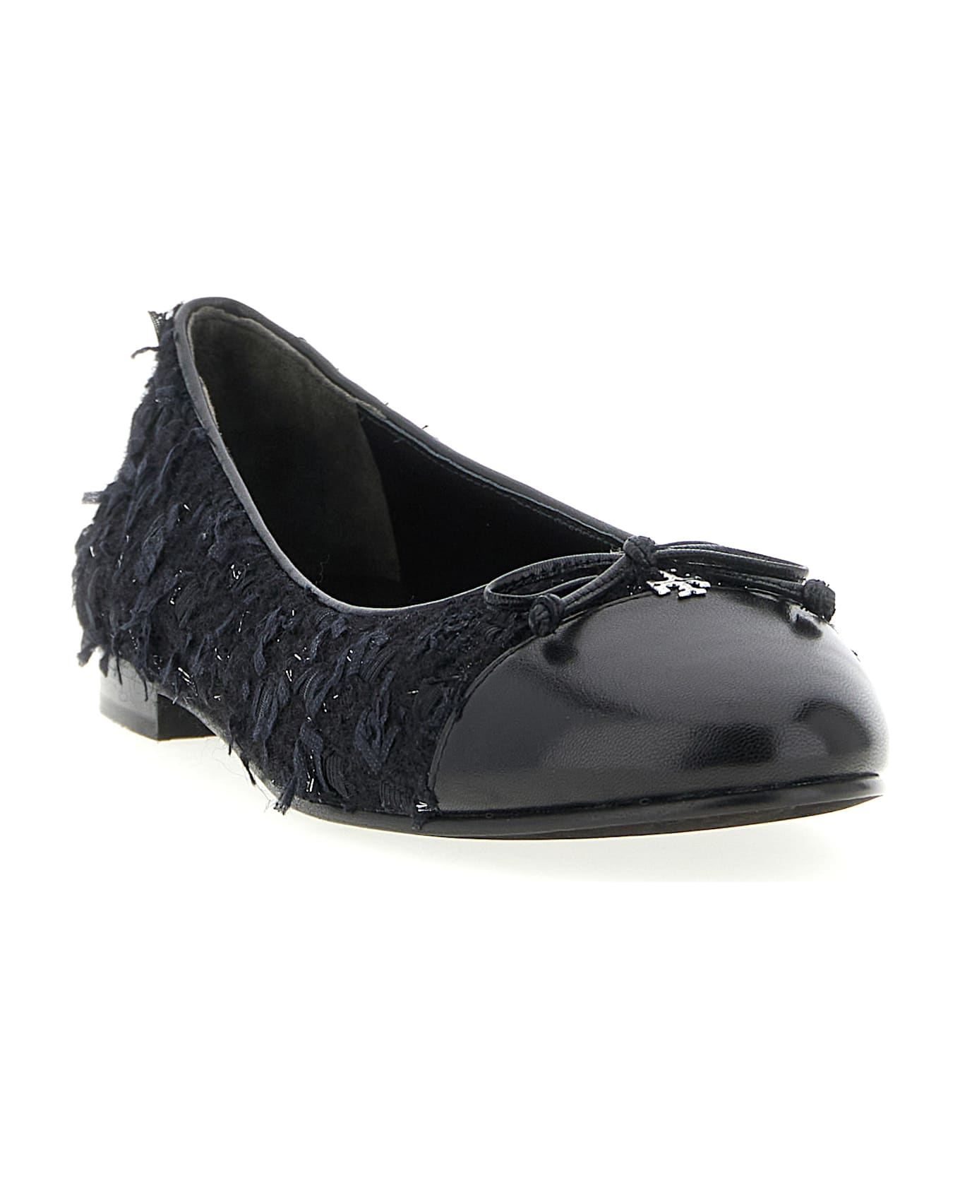 Tory Burch 'cap-toe' Ballet Flats - Blue