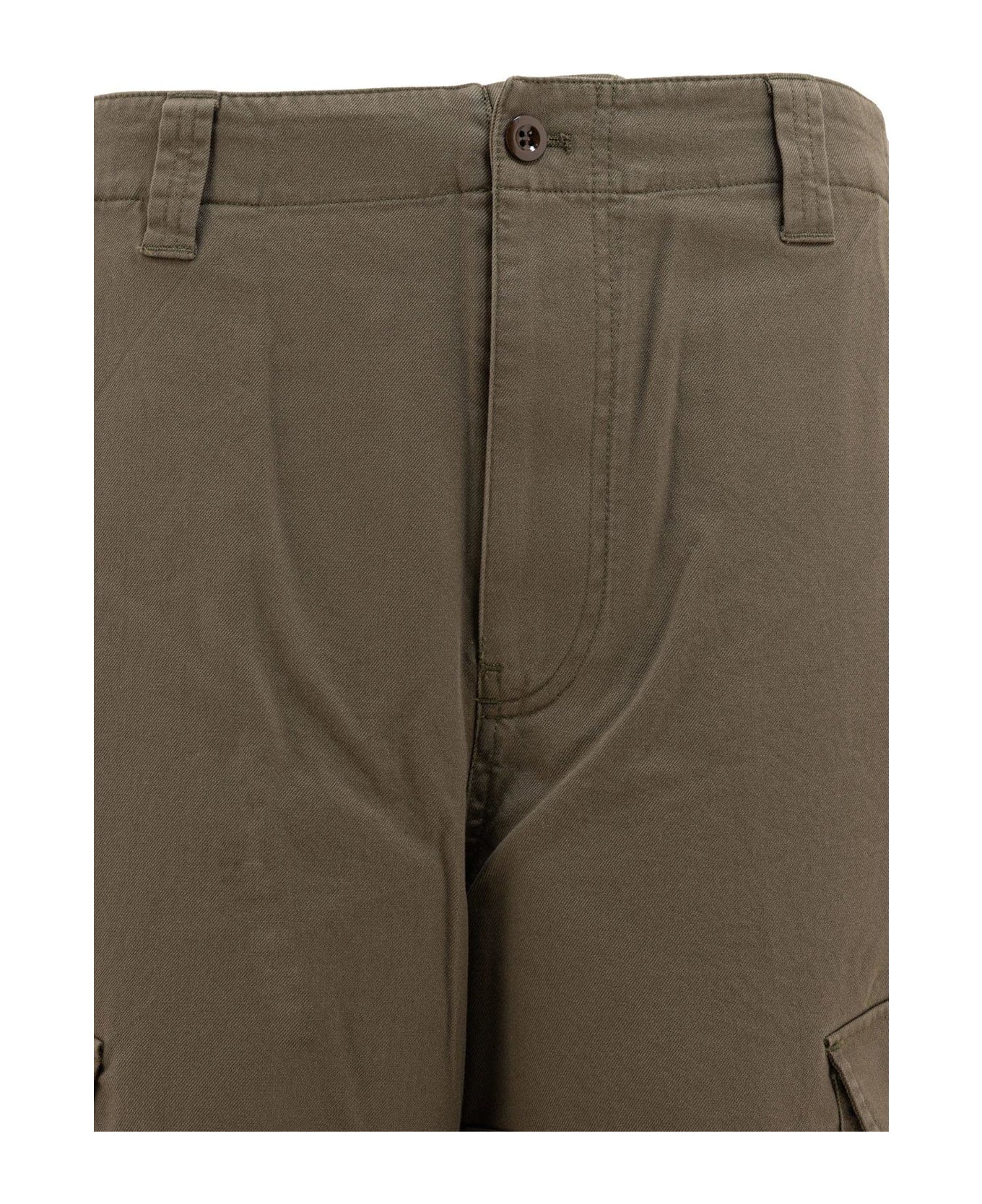 Acne Studios Logo-patch Cargo Pants - Green