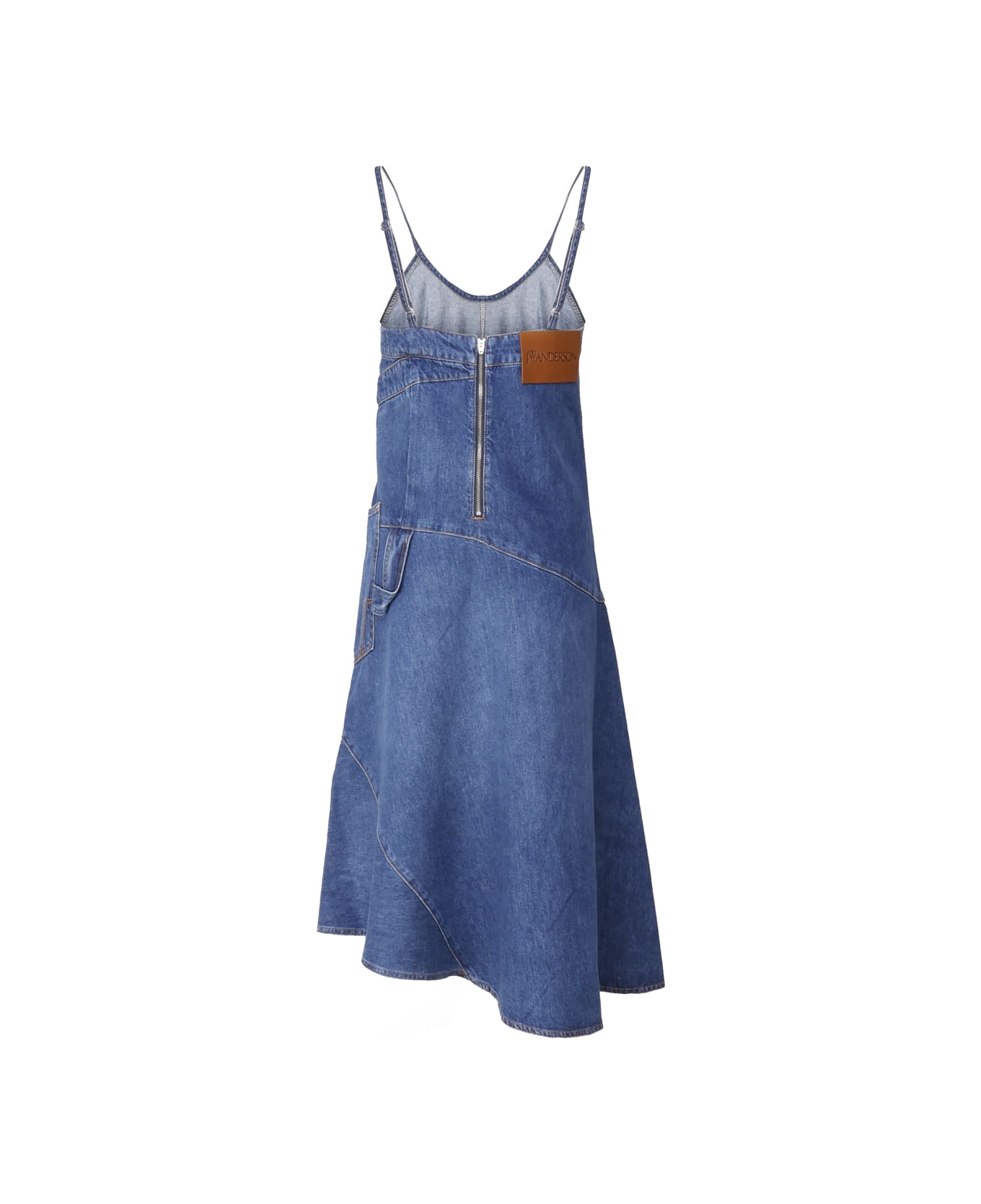 J.W. Anderson Denim Dress With Twisted Design - Blue