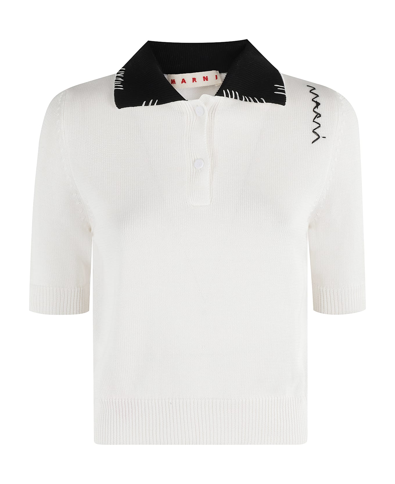 Marni Polo Neck - White