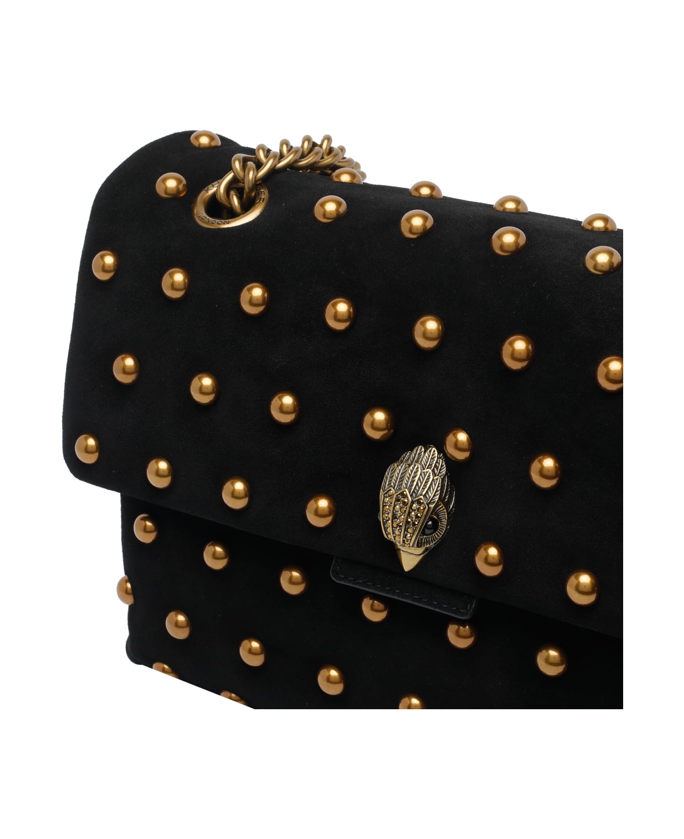 Kurt Geiger Large Kensington Crossbody Bag - Black