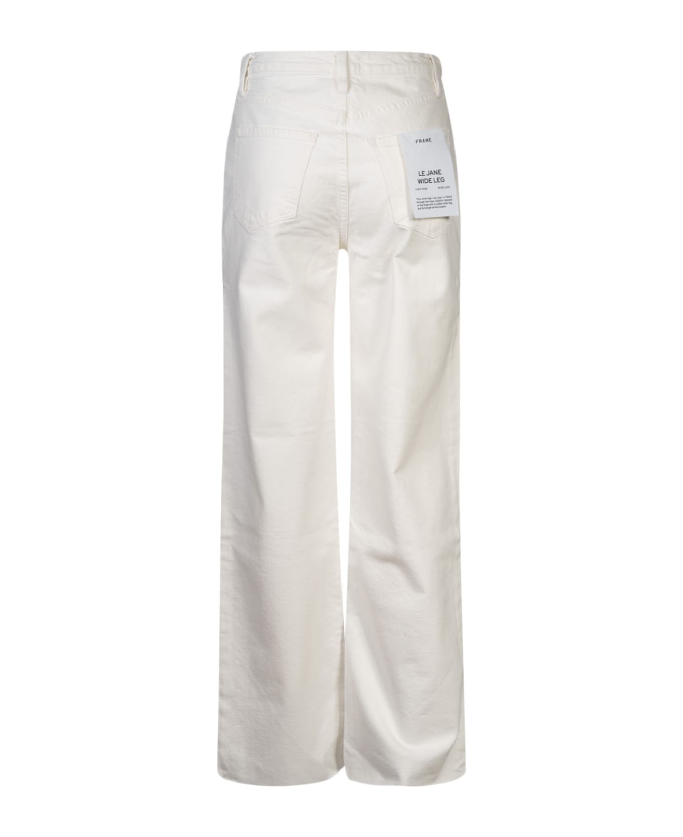 Frame Le Jane Wide Trousers - Natural ボトムス