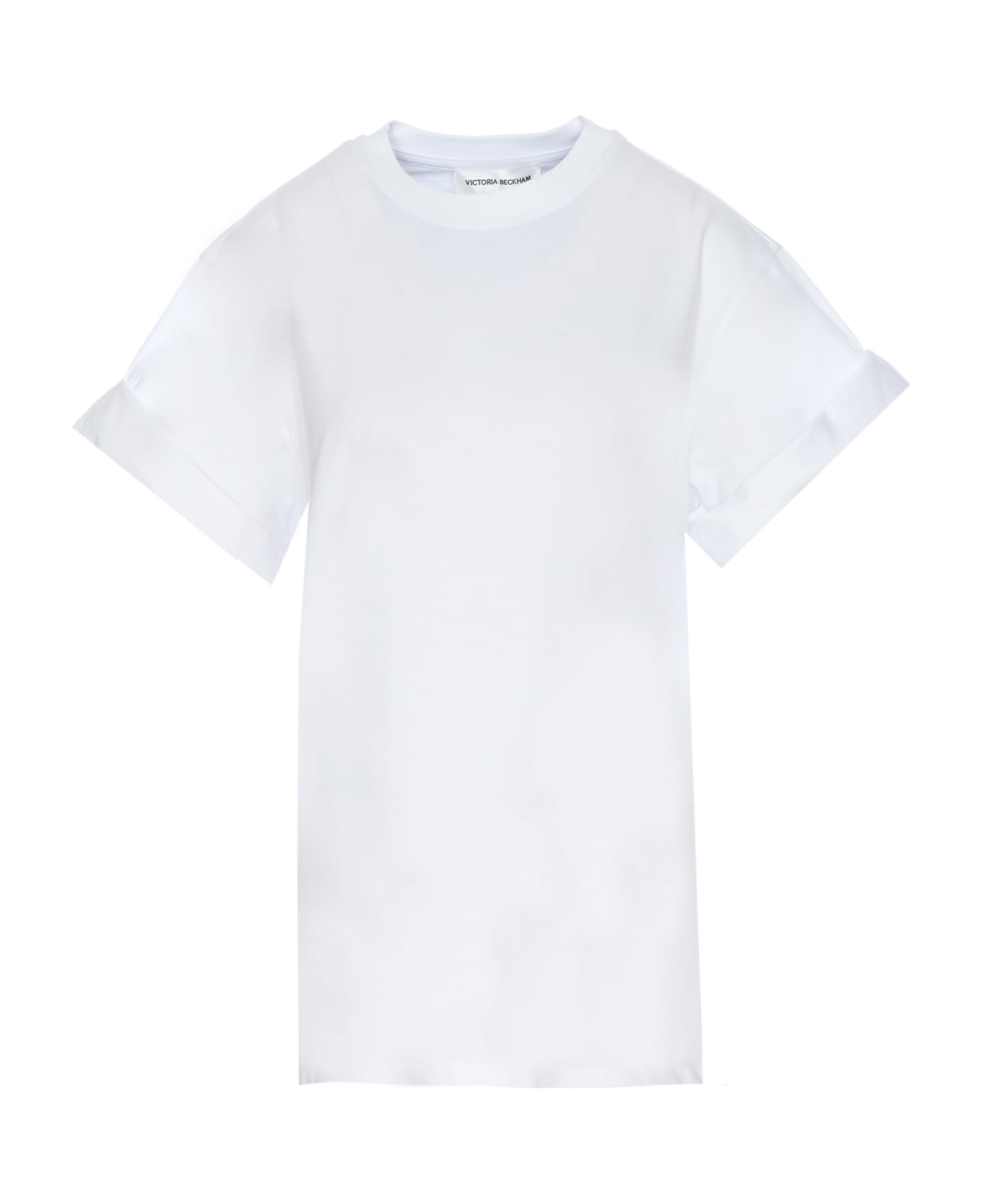 Victoria Beckham T-shirt Asymmetrical Relaxed Fit - White