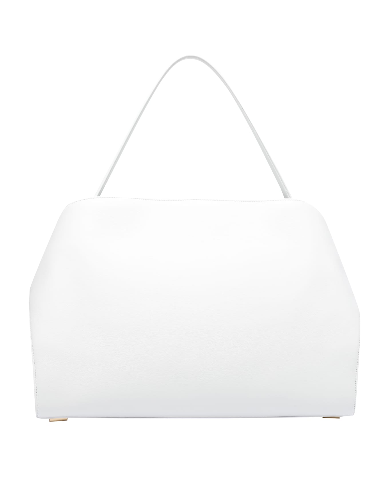Ferragamo Medium Hug Shoulder Bag - White