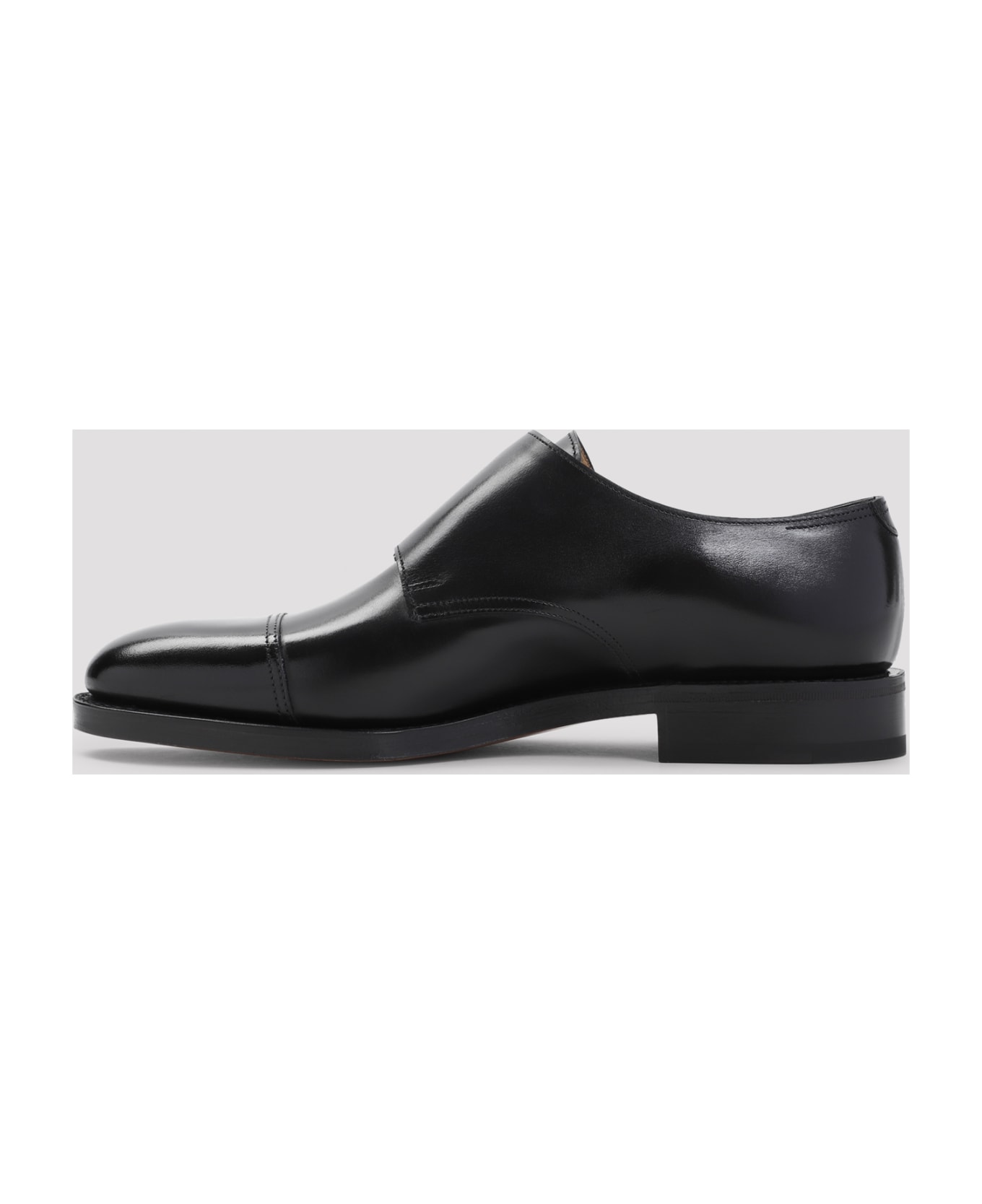 John Lobb William Buckled Shoes - R Black