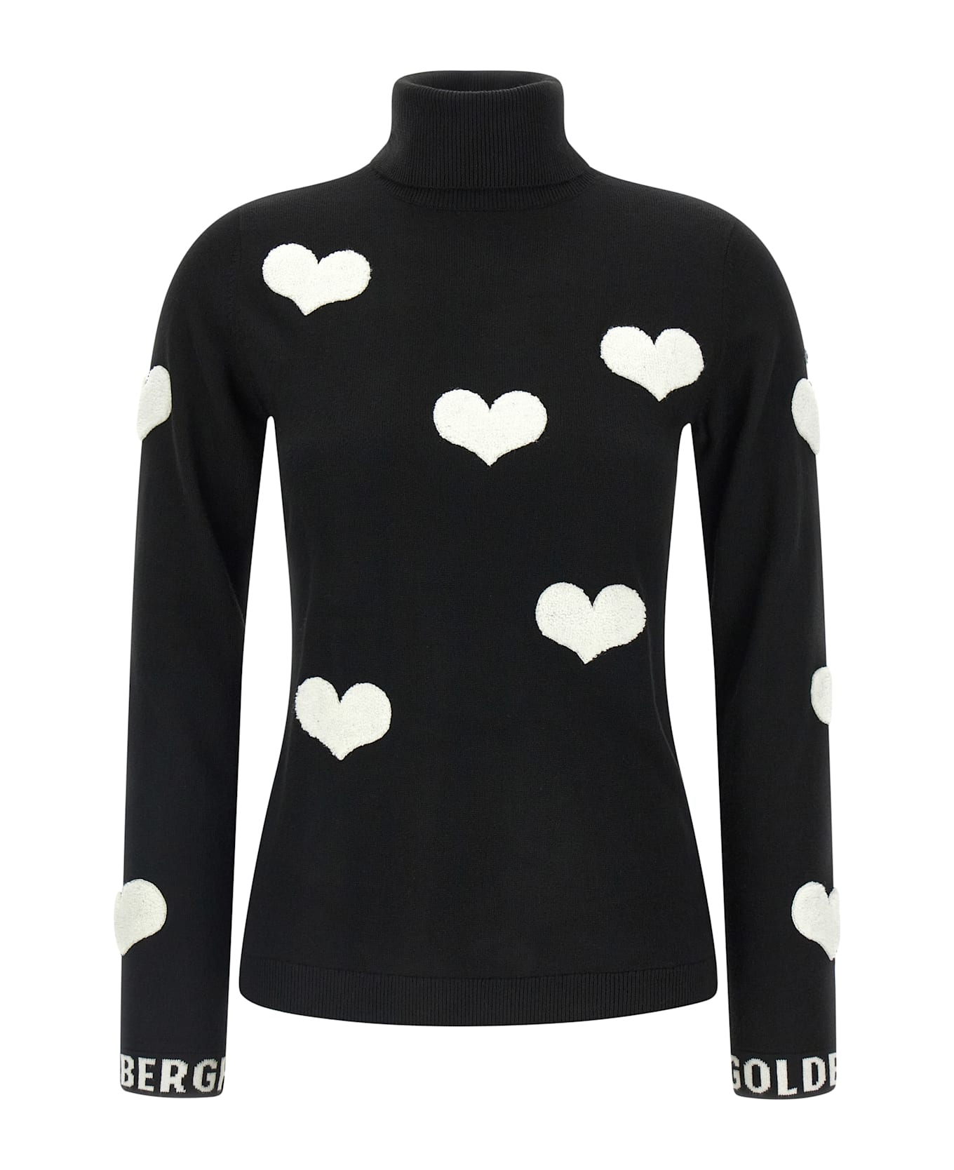 Goldbergh 'bacio' Turtleneck Sweater - White/Black