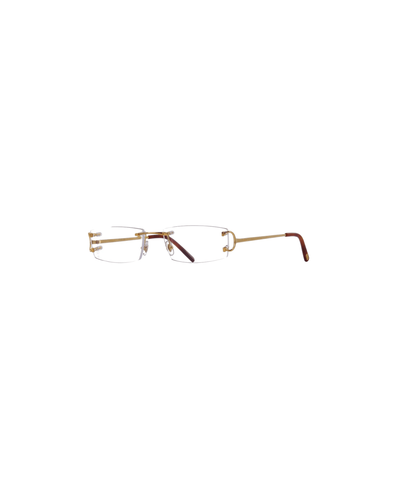 Cartier Eyewear Ct 0092 - Piccadilly - Gold Glasses アイウェア