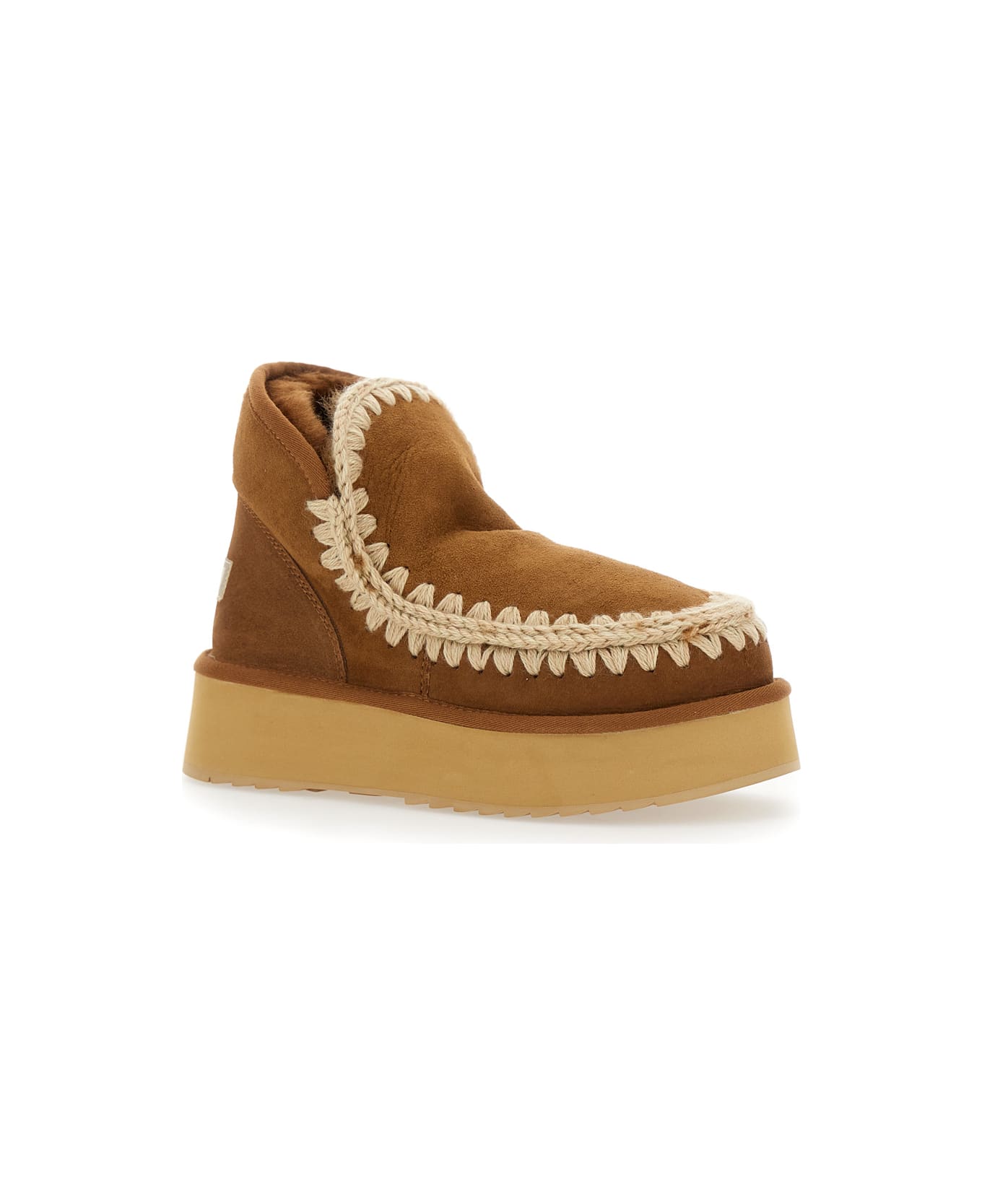 Mou Mini Eskimoi Platform Boot - Beige