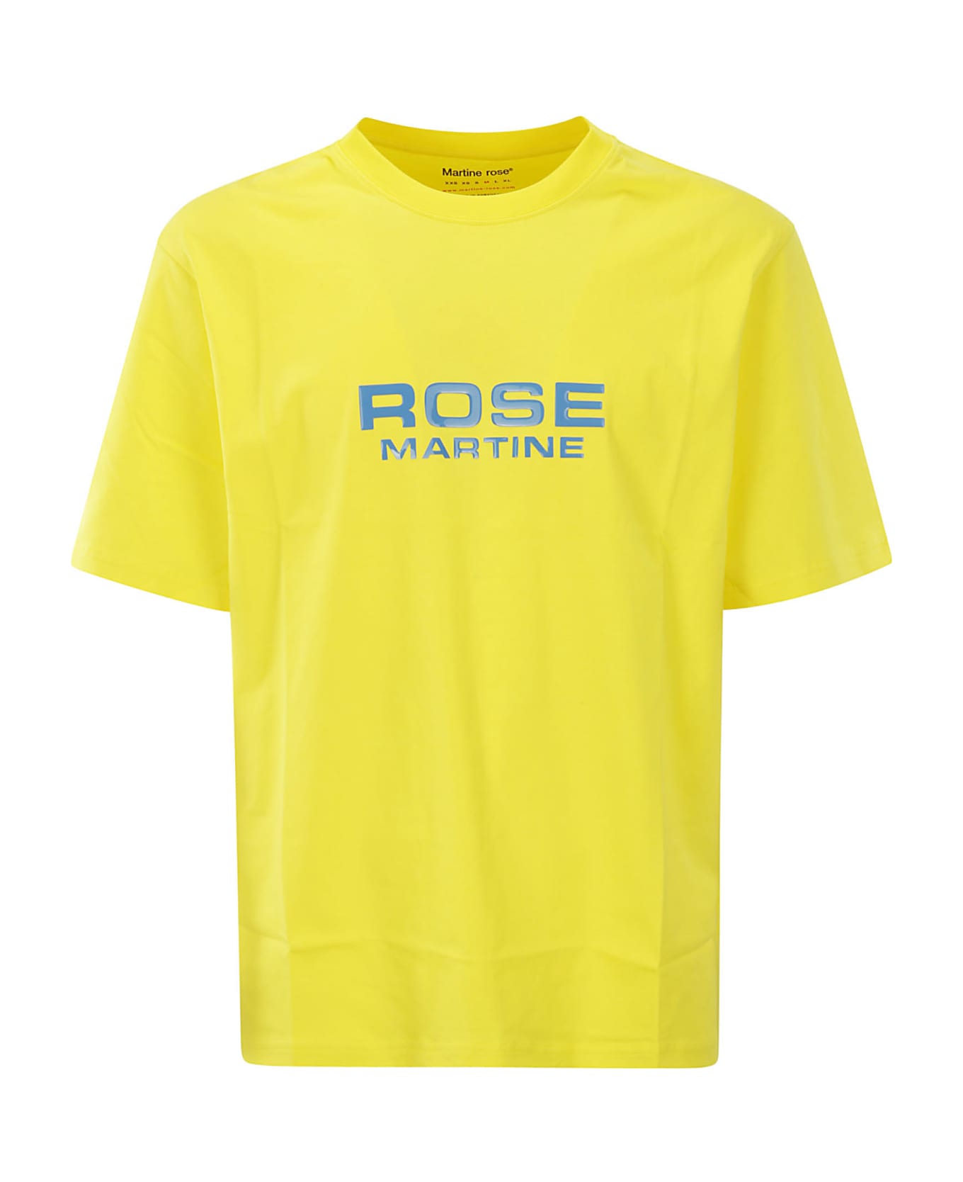 Martine Rose Classic T-shirt - ACID YELLOW / ROSE Tシャツ