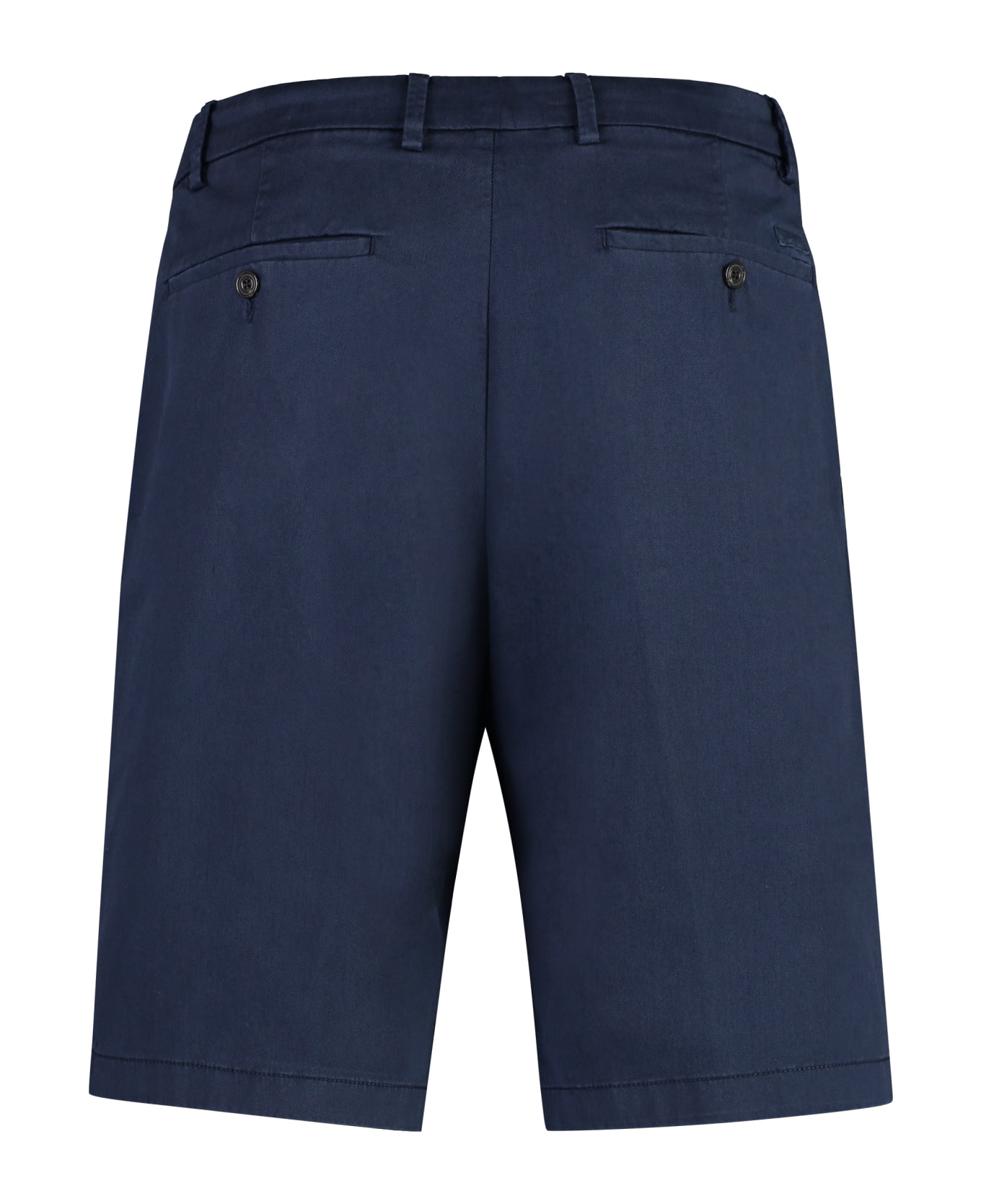 Paul&Shark Cotton Bermuda Shorts - blue